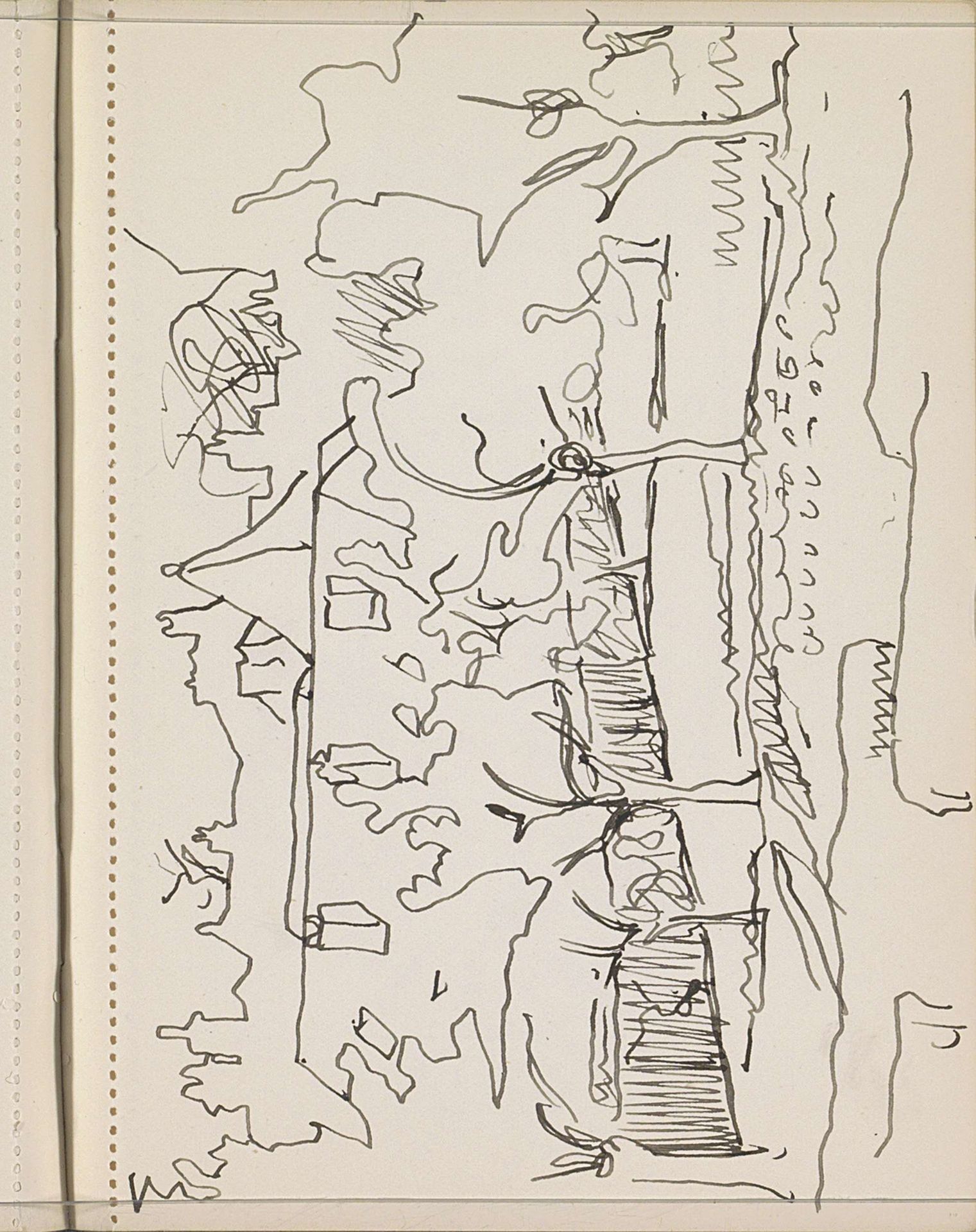 Huizen naast een boomgaard by Reijer Stolk