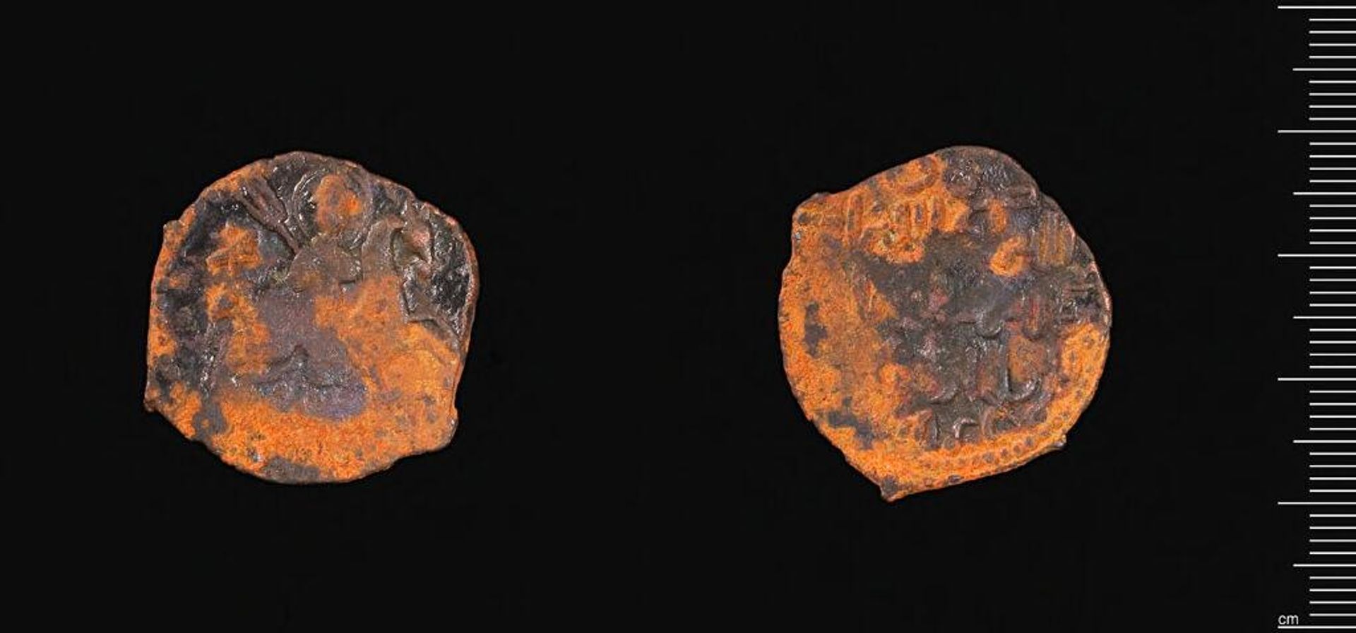 Fulus of Sulayman Shah, with Horseman right and Kufic legend by Rukn ad-Din Sulayman Shah