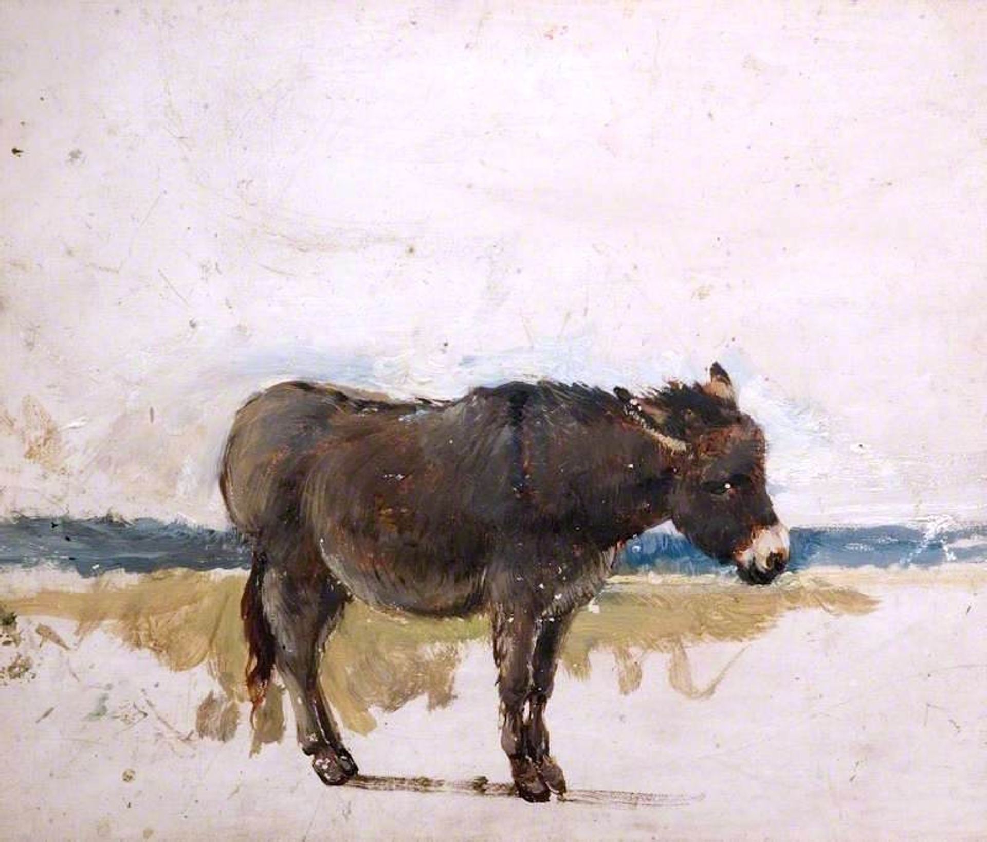 Study of a Donkey by David Cox
