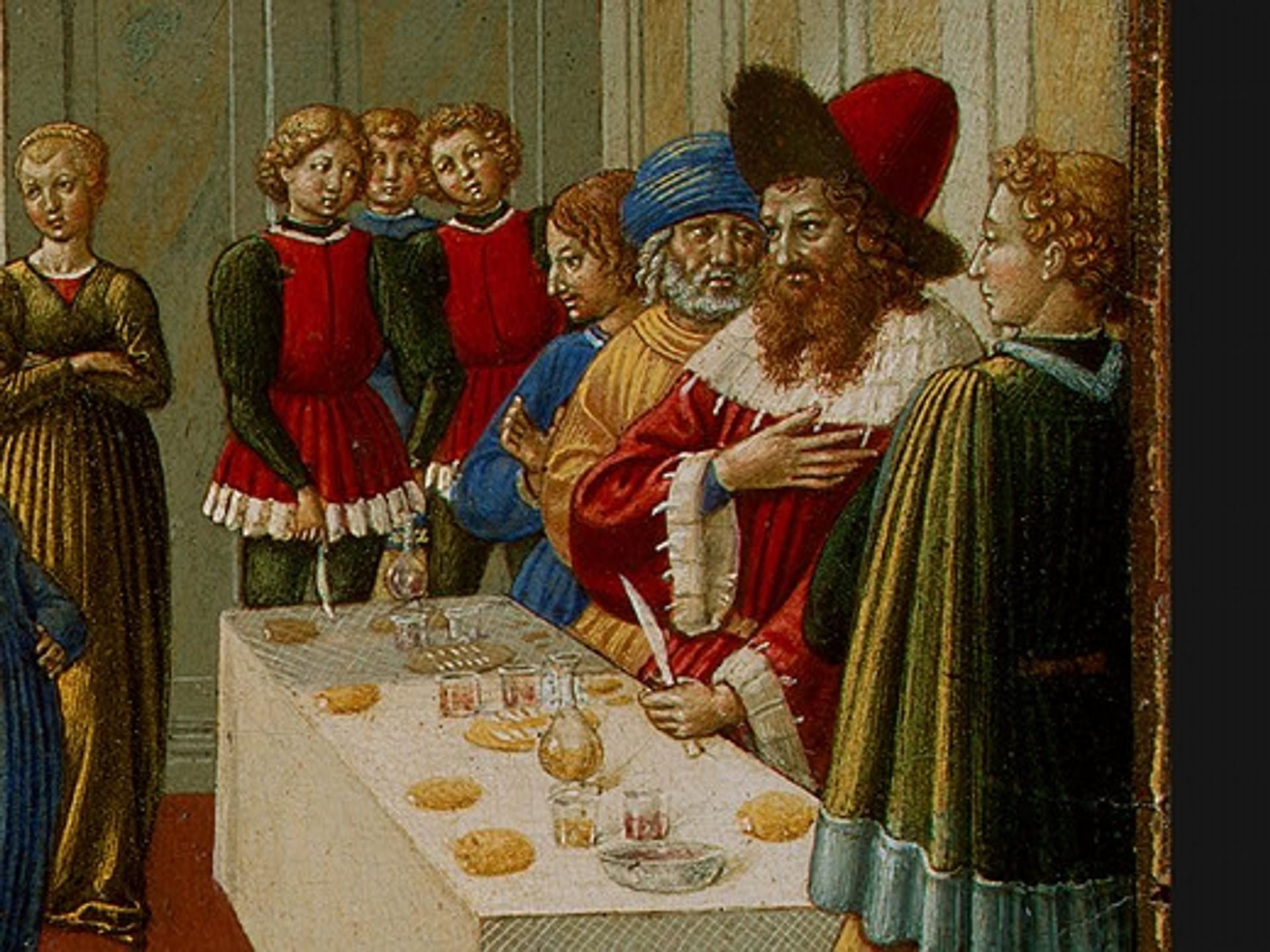 The Dance of Salome (detail) by Benozzo Gozzoli