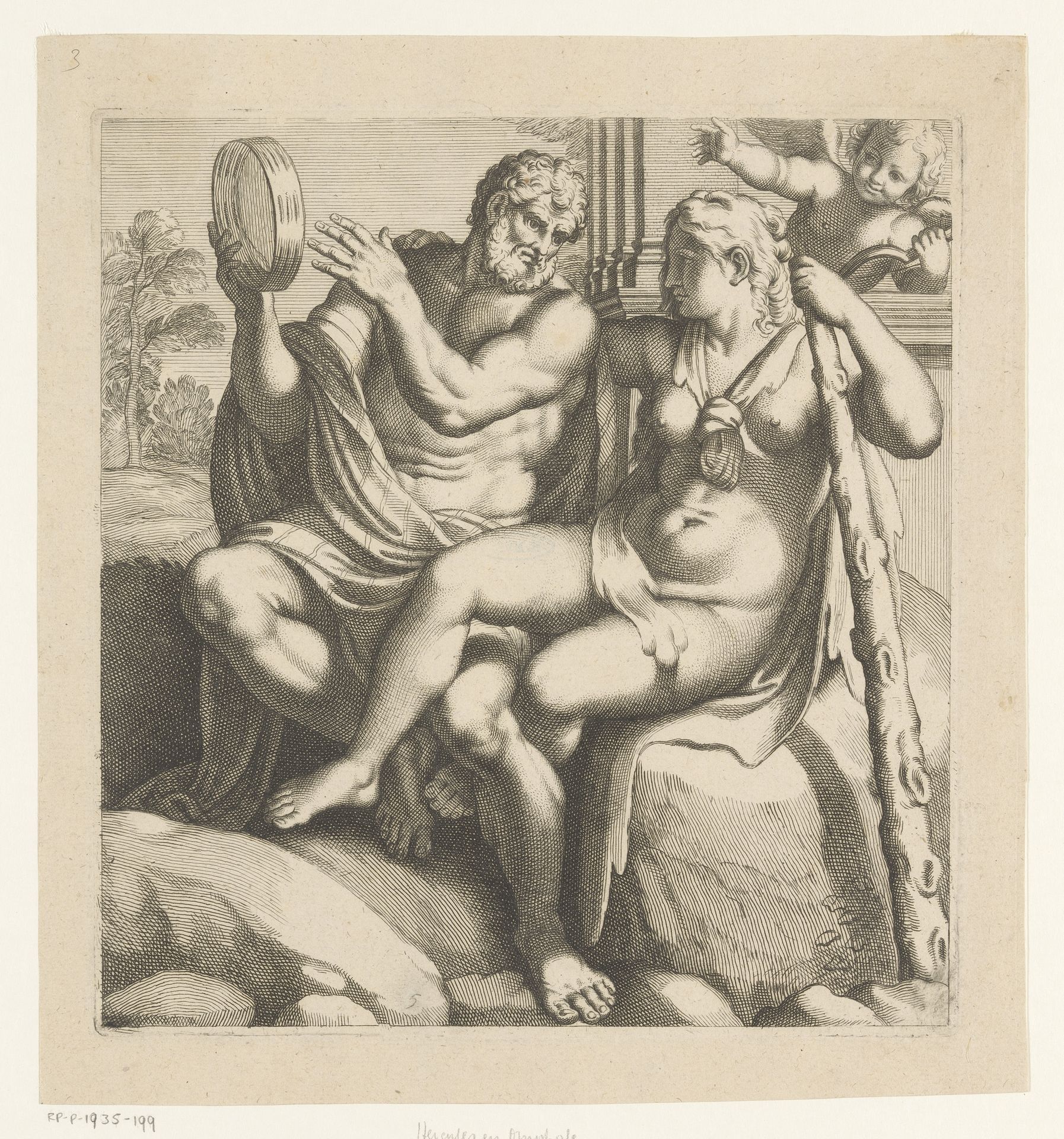 Hercules en Iole by Anonymous