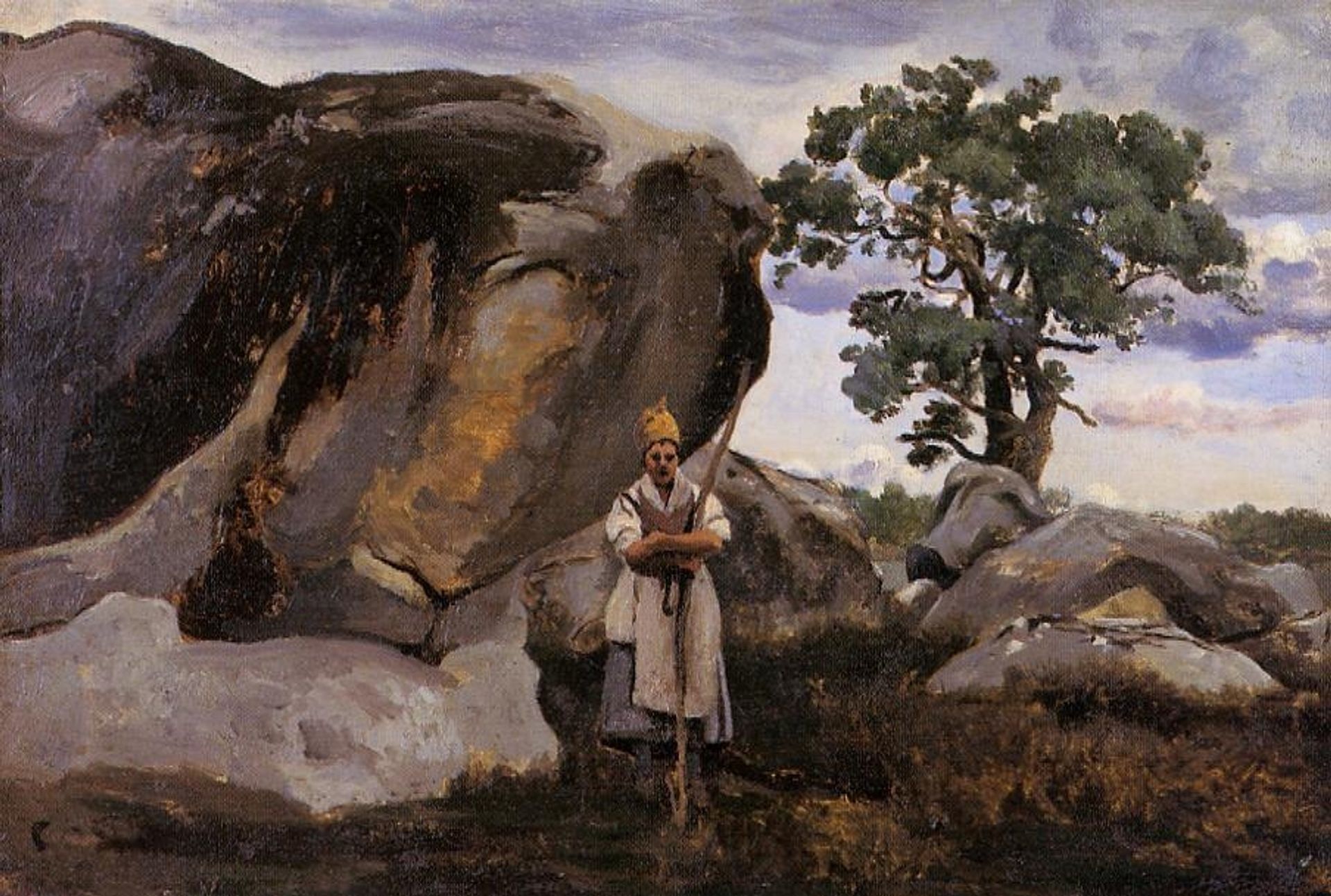 The Forest of Fontainebleau by Camille Corot