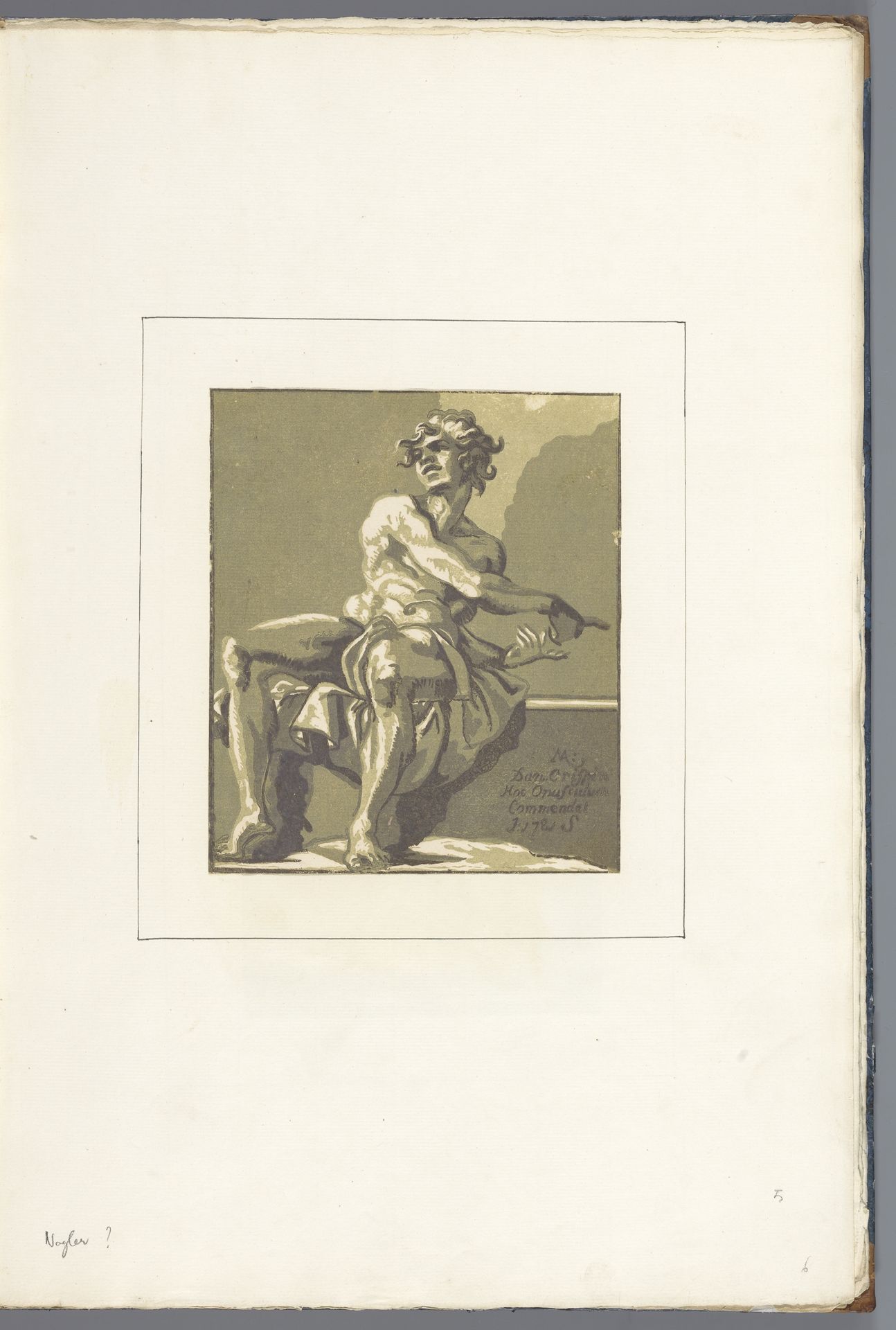 Zittende man by John B. Skippe