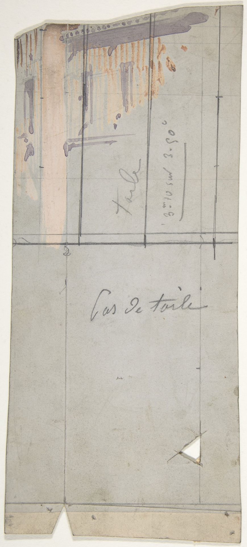 Design for a Stage Set at the Opéra, Paris by Eugène Cicéri