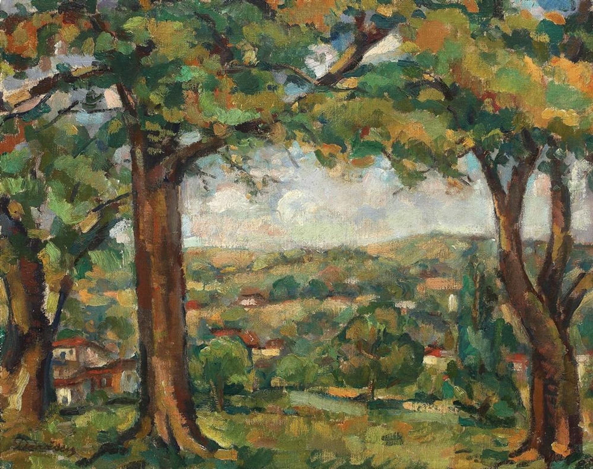 Landscape from Argeș by Nicolae Darascu