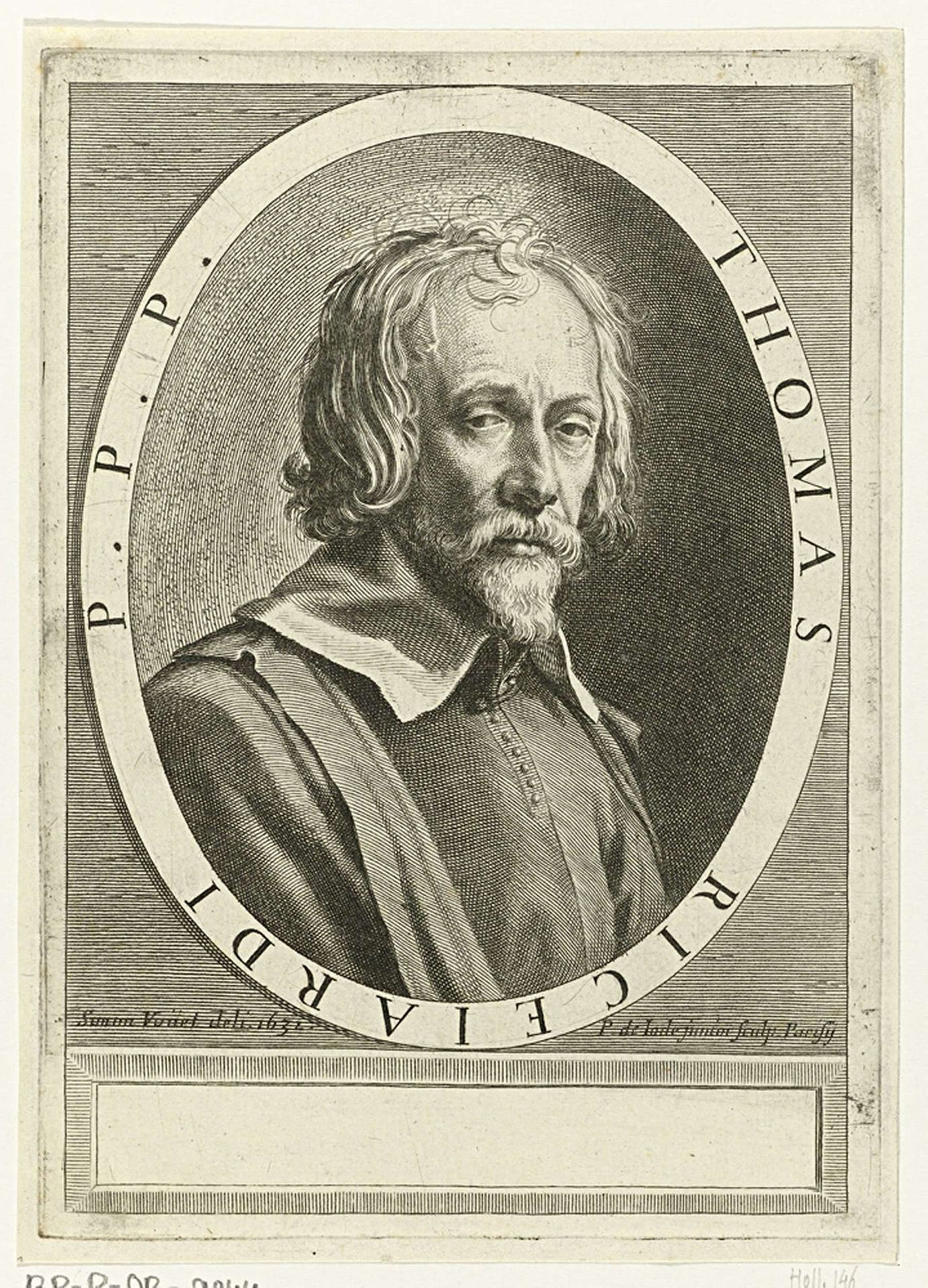 Portret van Thomas Riccardi by Pieter de (II) Jode