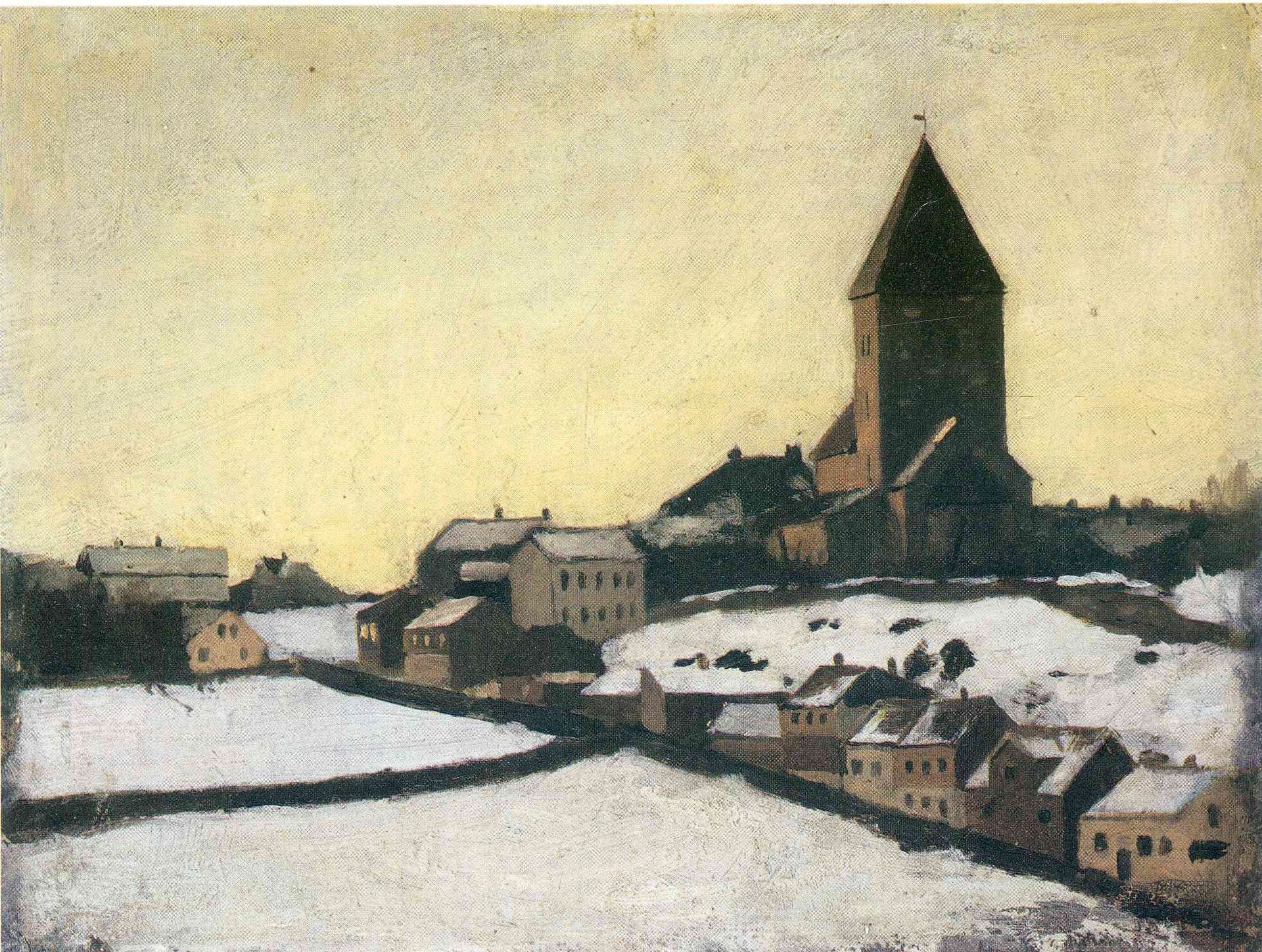 Old Aker Church by Edvard Munch