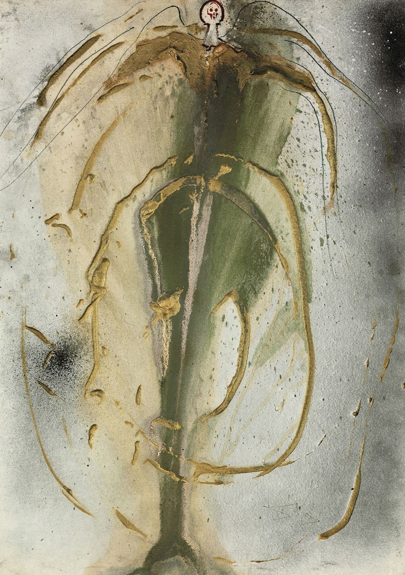 L’ange de l’alchimie by Salvador Dalí