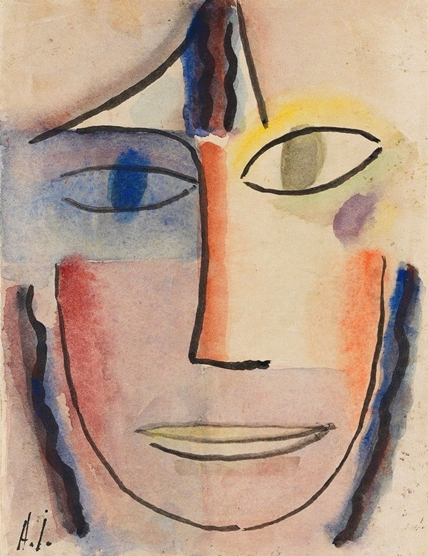 Frauenkopf Femina by Alexej von Jawlensky