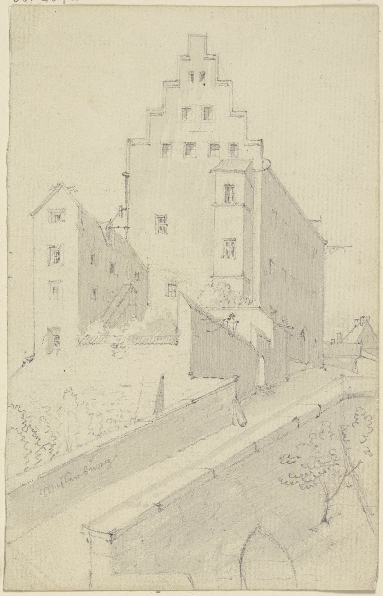 Burg in Wasserburg am Inn by Karl Ballenberger