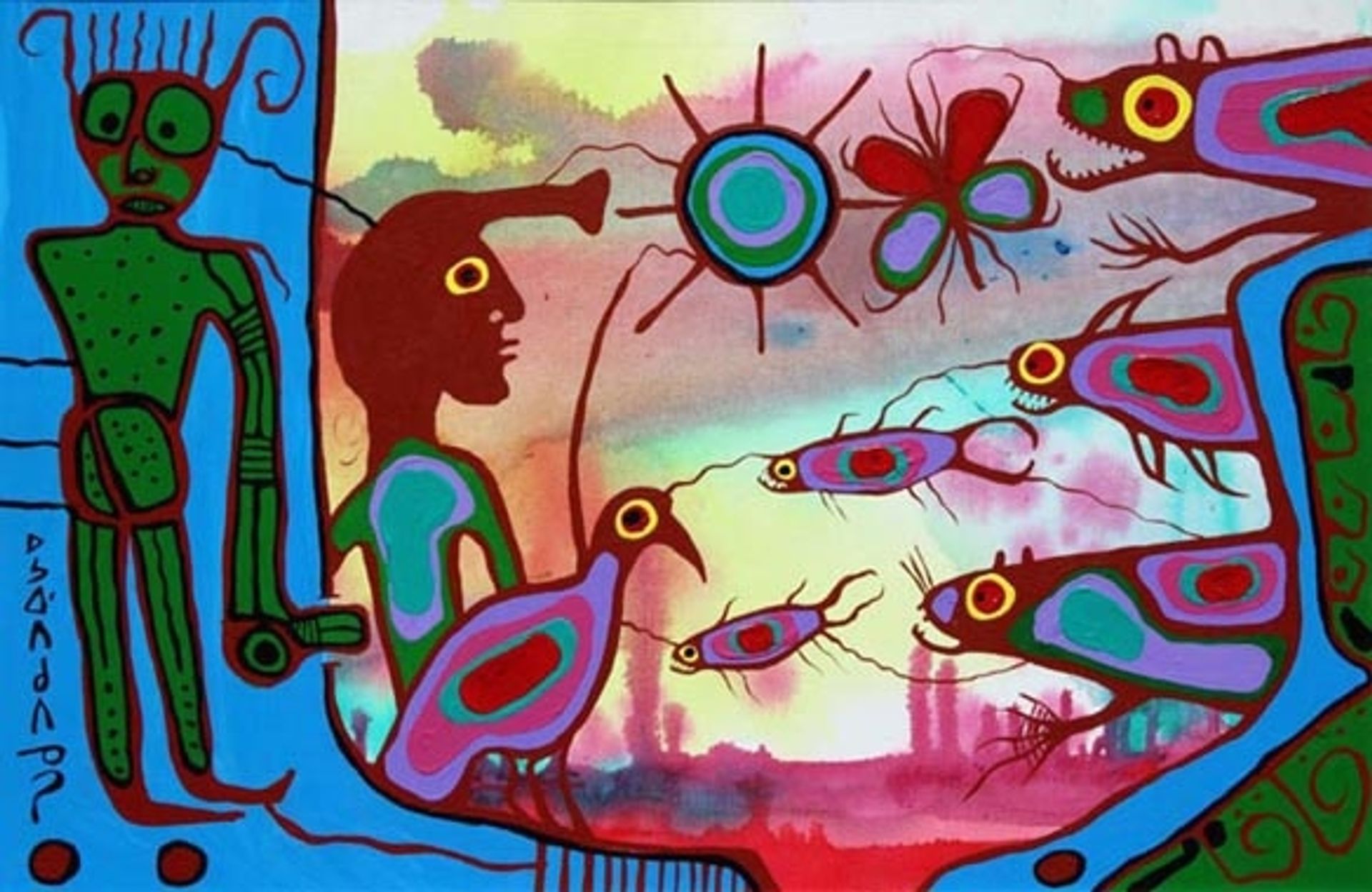 Animal Master by Norval Morrisseau