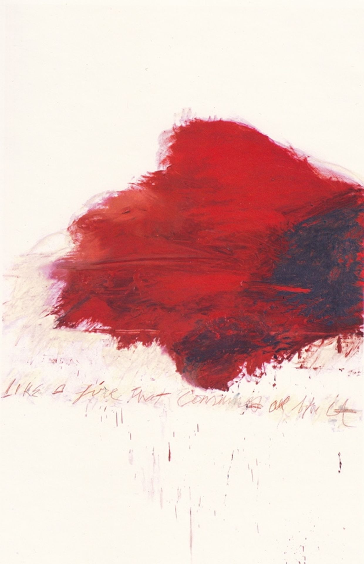 Fifty Days at Iliam. The Fire that Consumes All before It by Cy Twombly