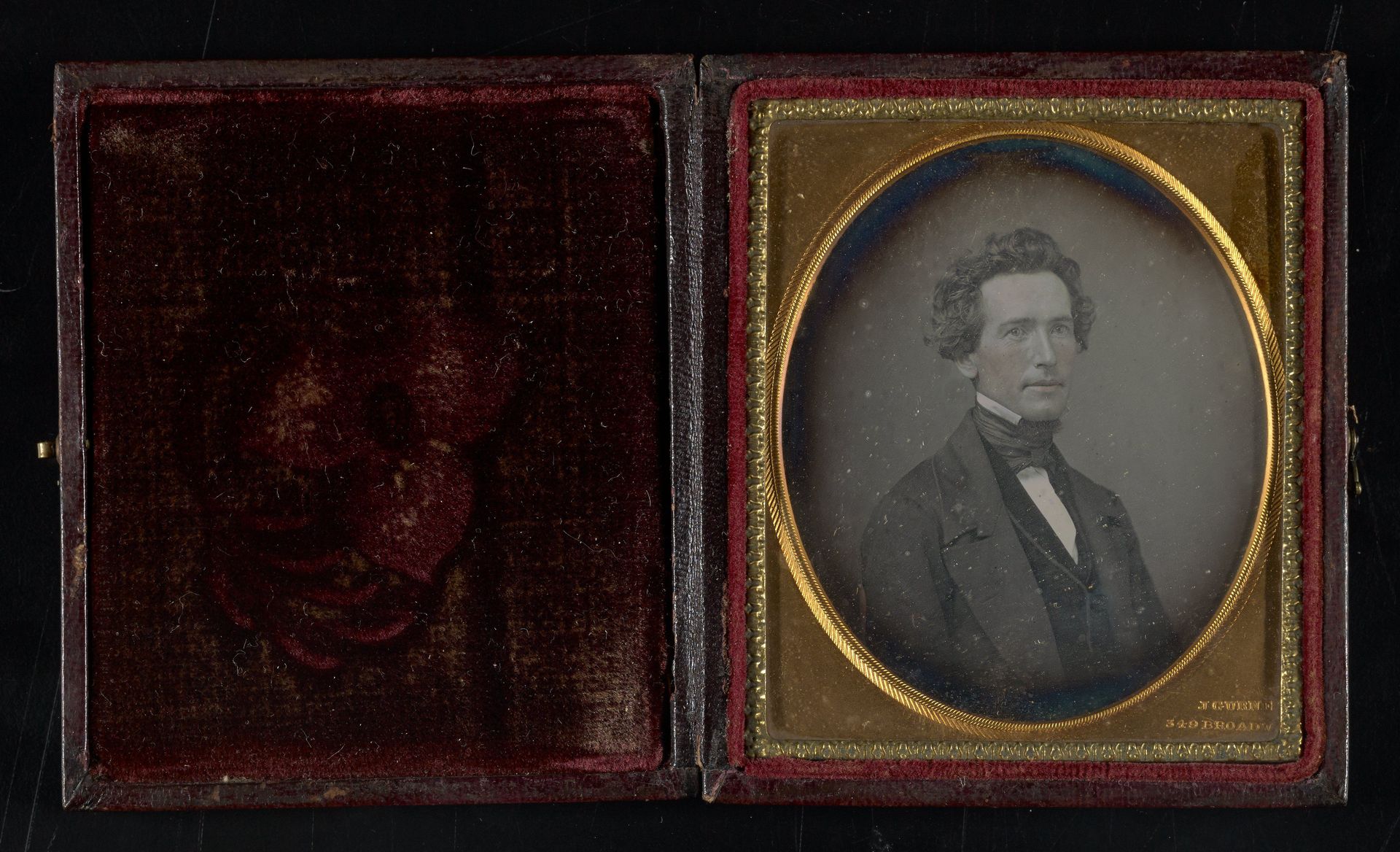 Untitled [half-length portrait of a gentleman] by Jeremiah Gurney