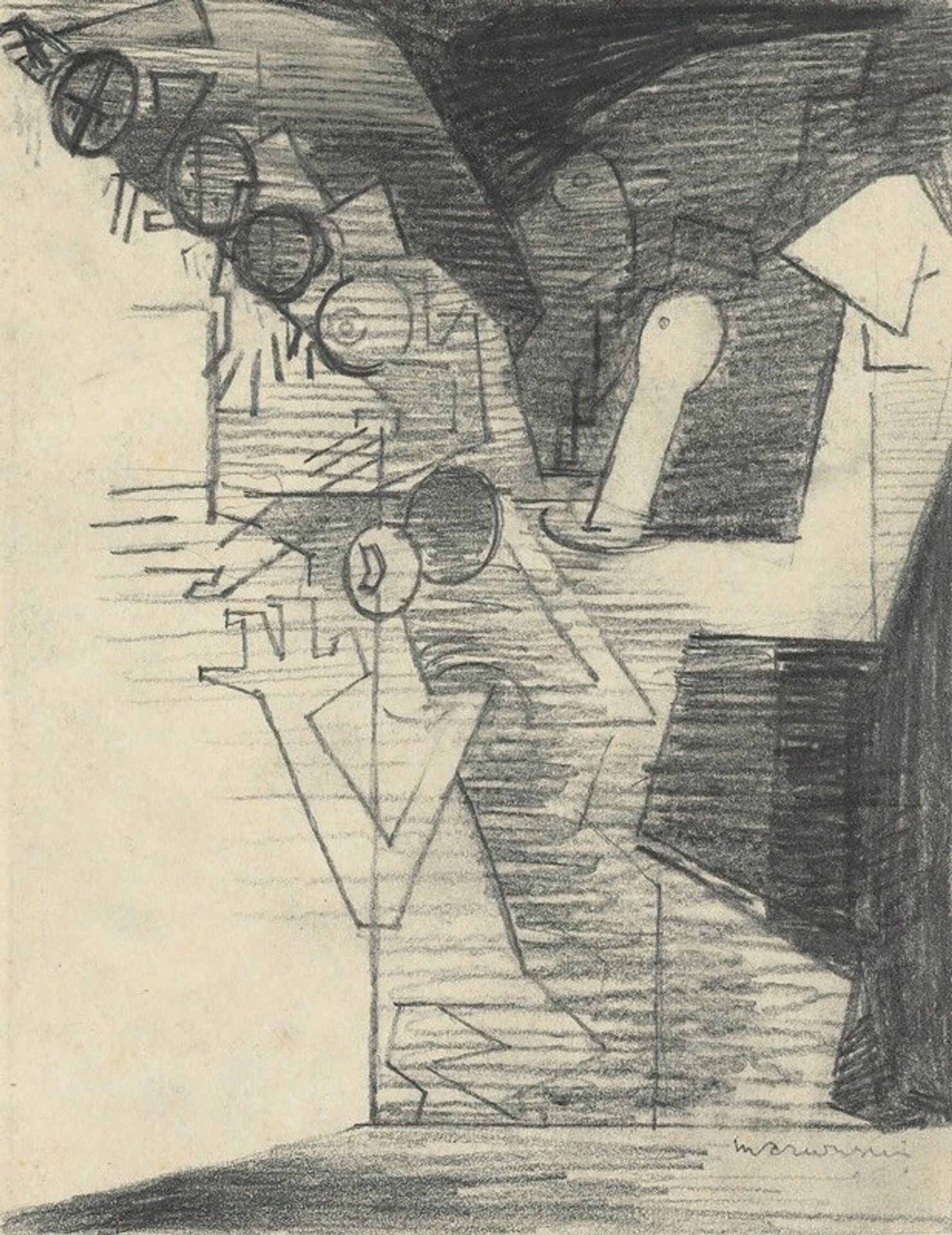 Au casino by Louis Marcoussis