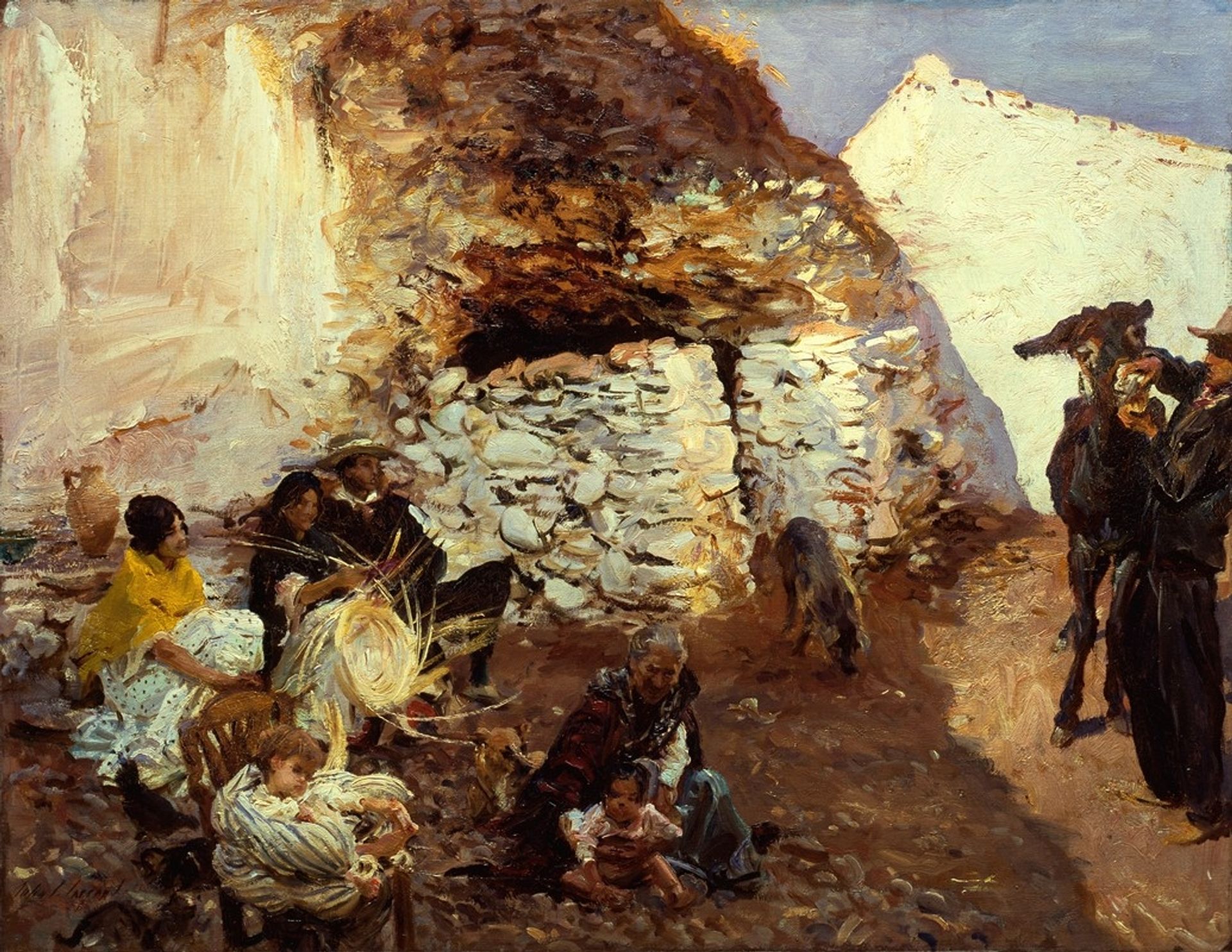 Gypsy Encampment by John Singer Sargent