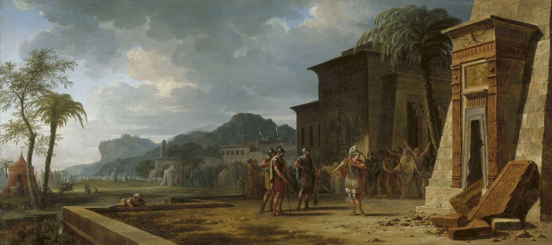 Alexander at the Tomb of Cyrus the Great by Pierre-Henri de Valenciennes