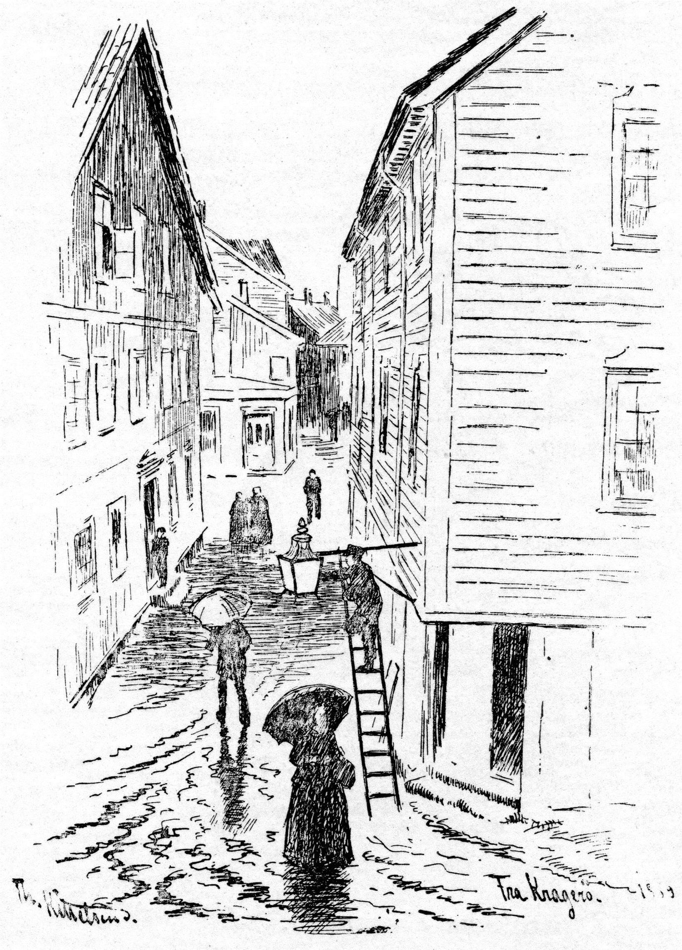 Fra Krageroe by Theodor Severin Kittelsen