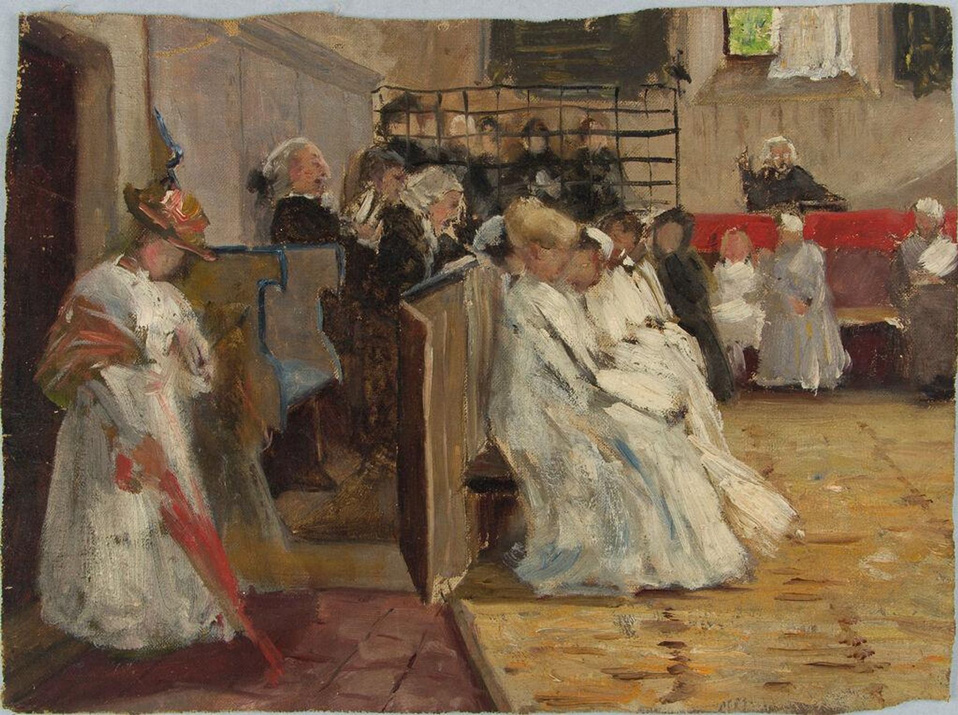 In the Meeting House by William Valentine Schevill