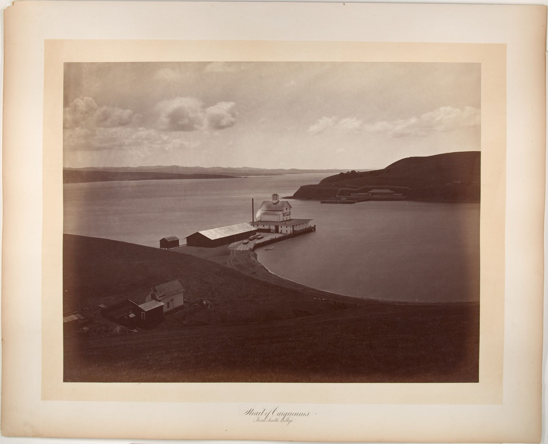 Strait of Carquennes, from South Vallejo by Carleton E. Watkins
