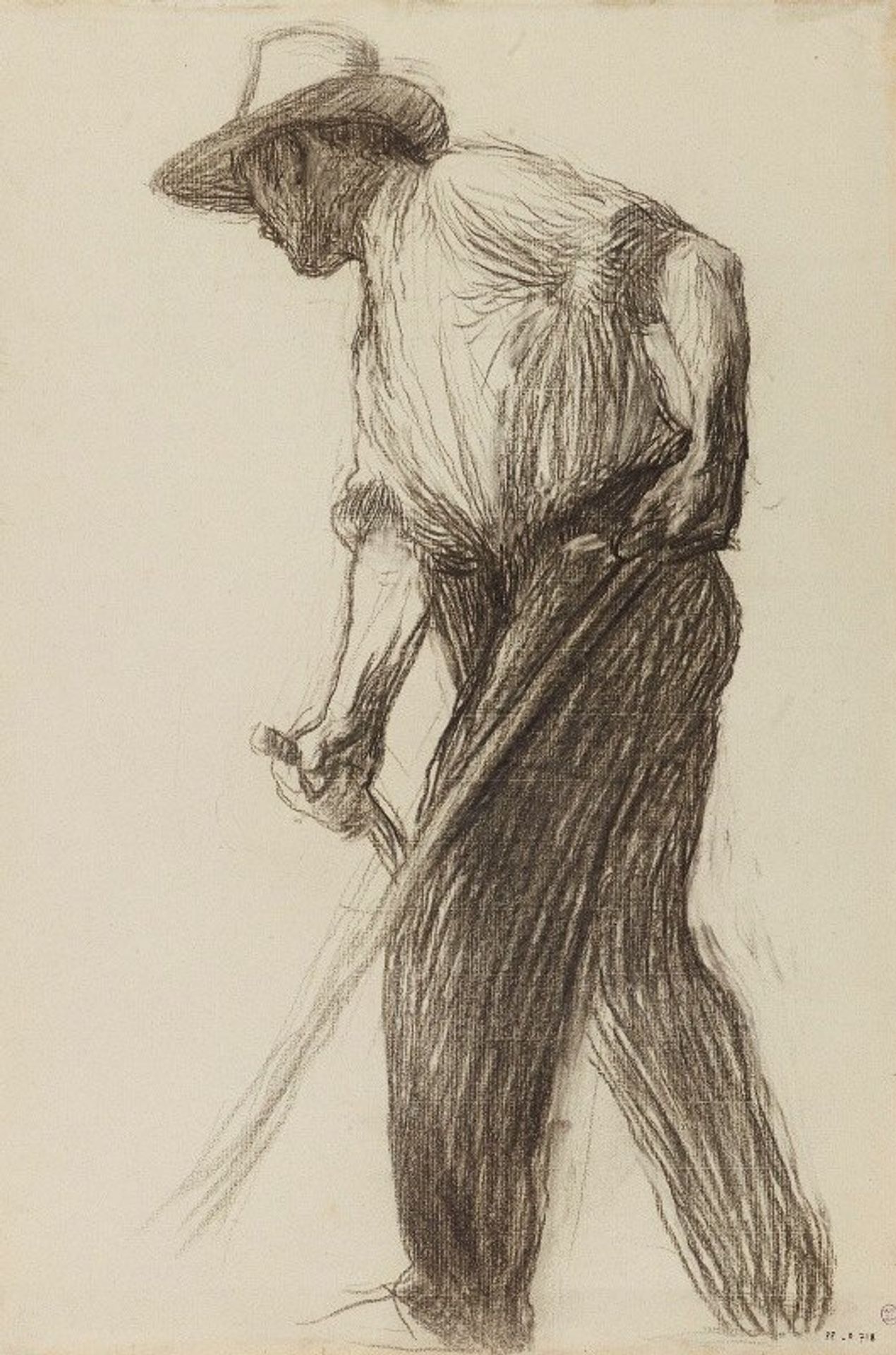 Le faucheur by Henri Martin