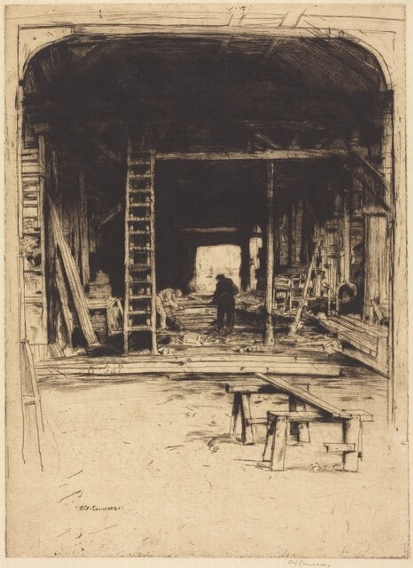 Robert Lee's Workshop by David Young Cameron