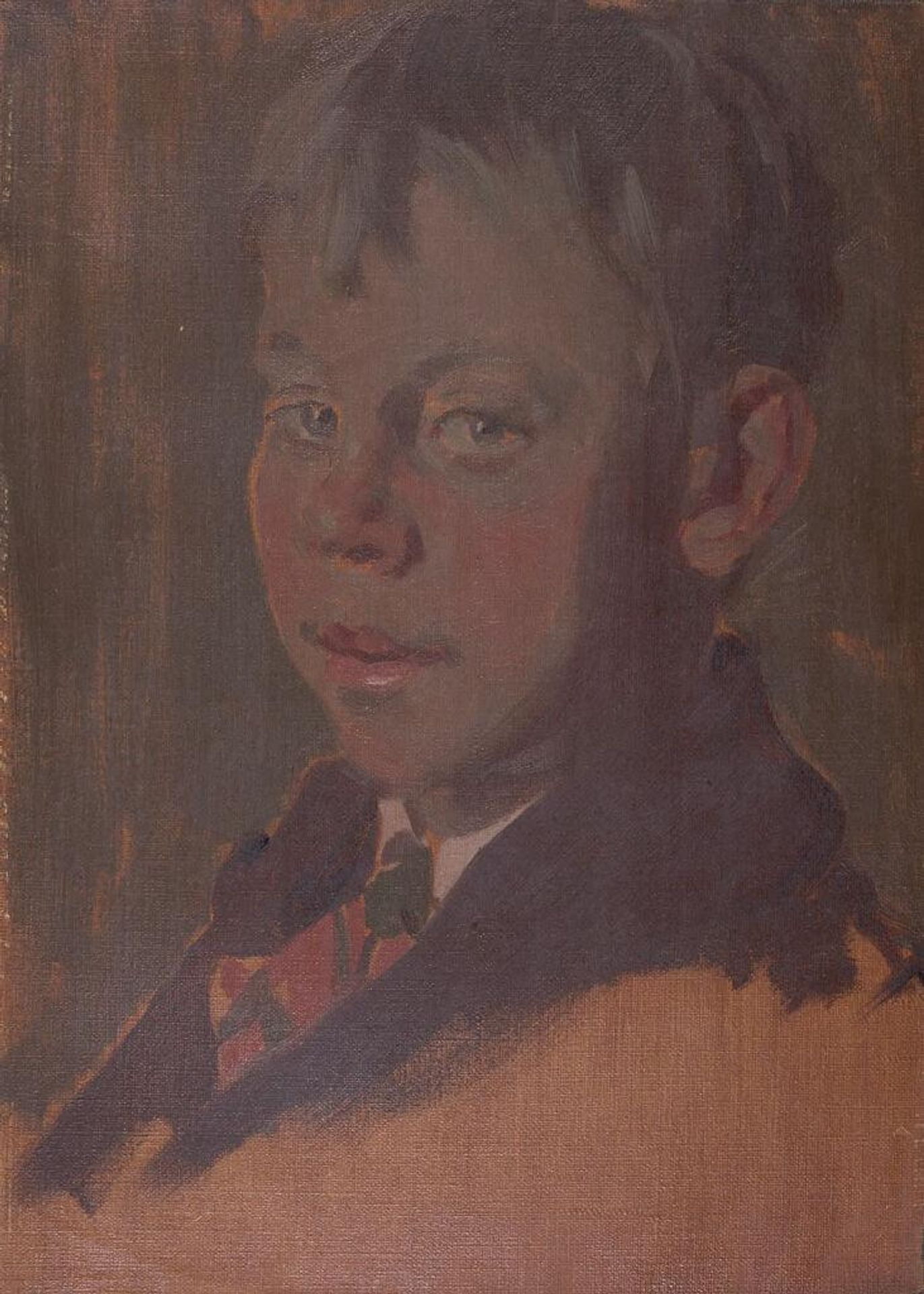 Portrait of a Boy in Suit and Tie by Denman Waldo Ross