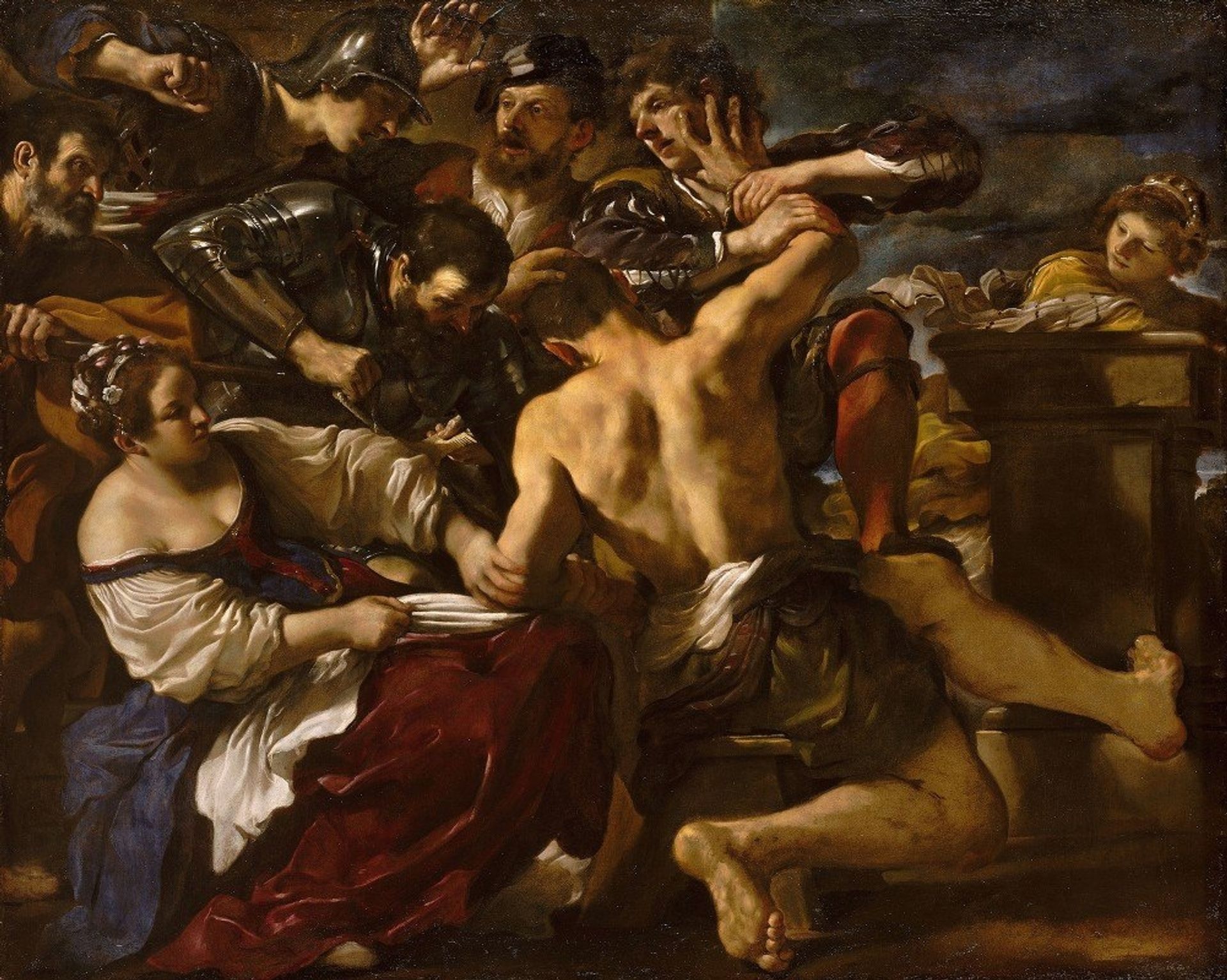 Samson Captured by the Philistines by Guercino