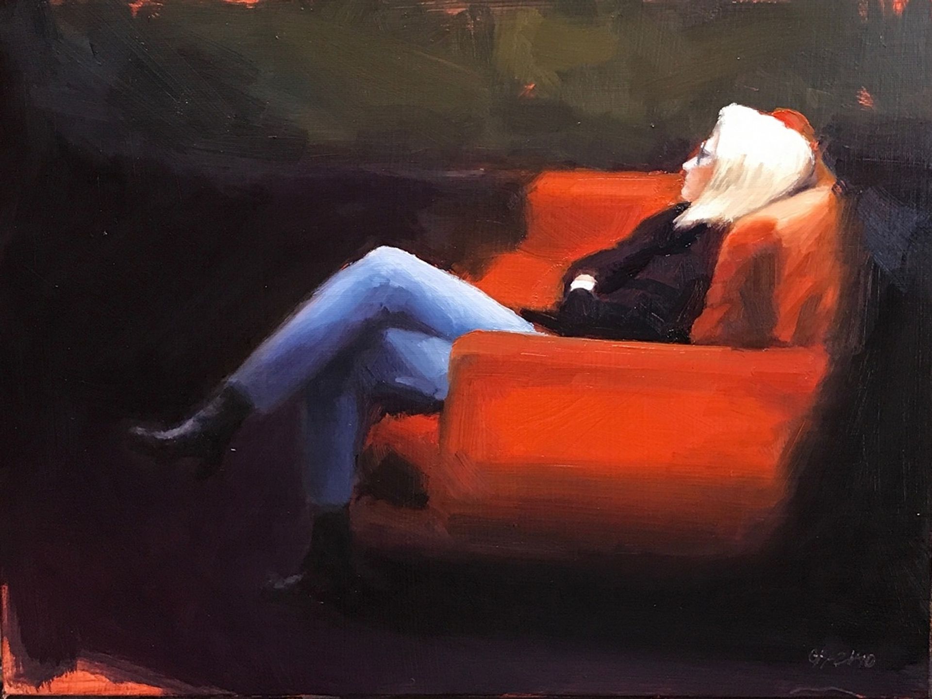 The Red Couch by Dan Graziano