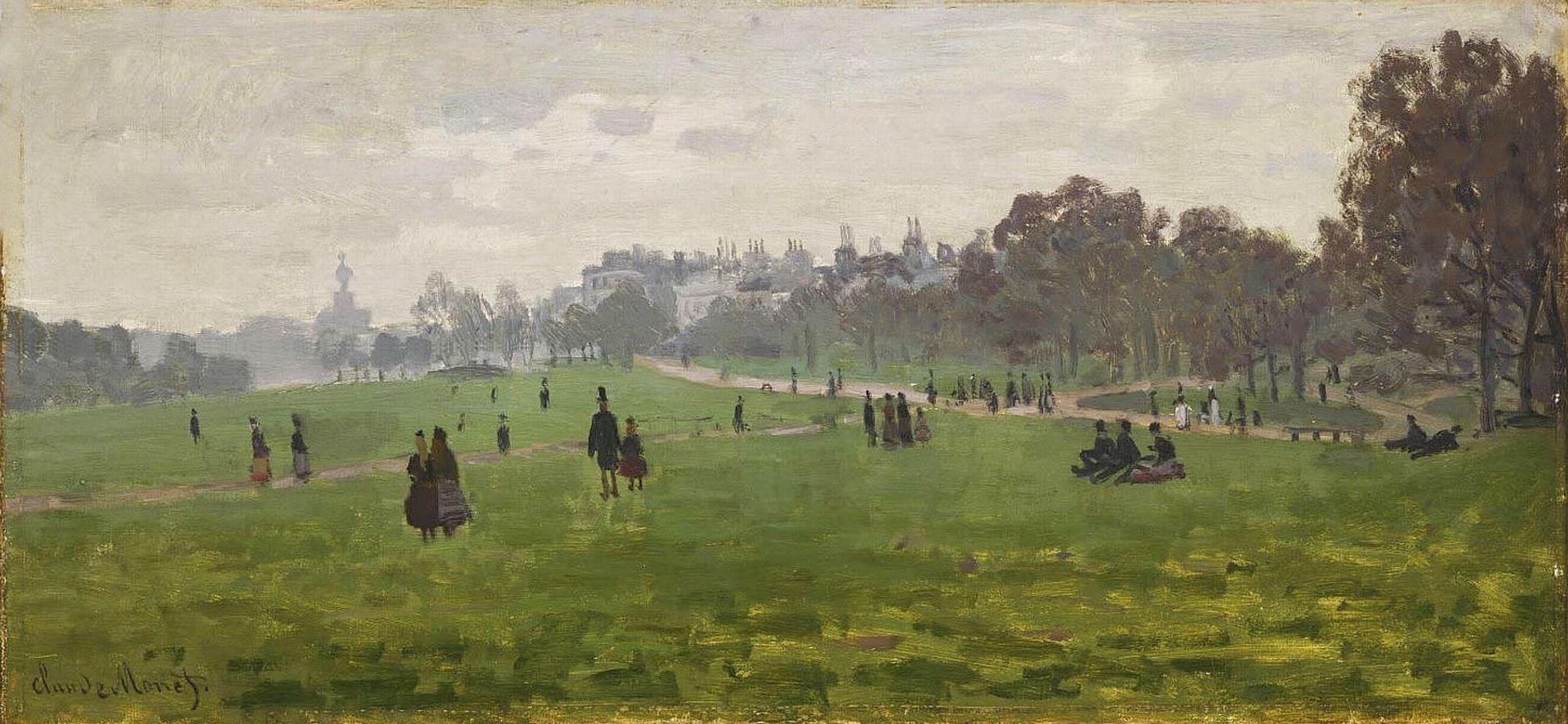 Green Park in London by Claude Monet