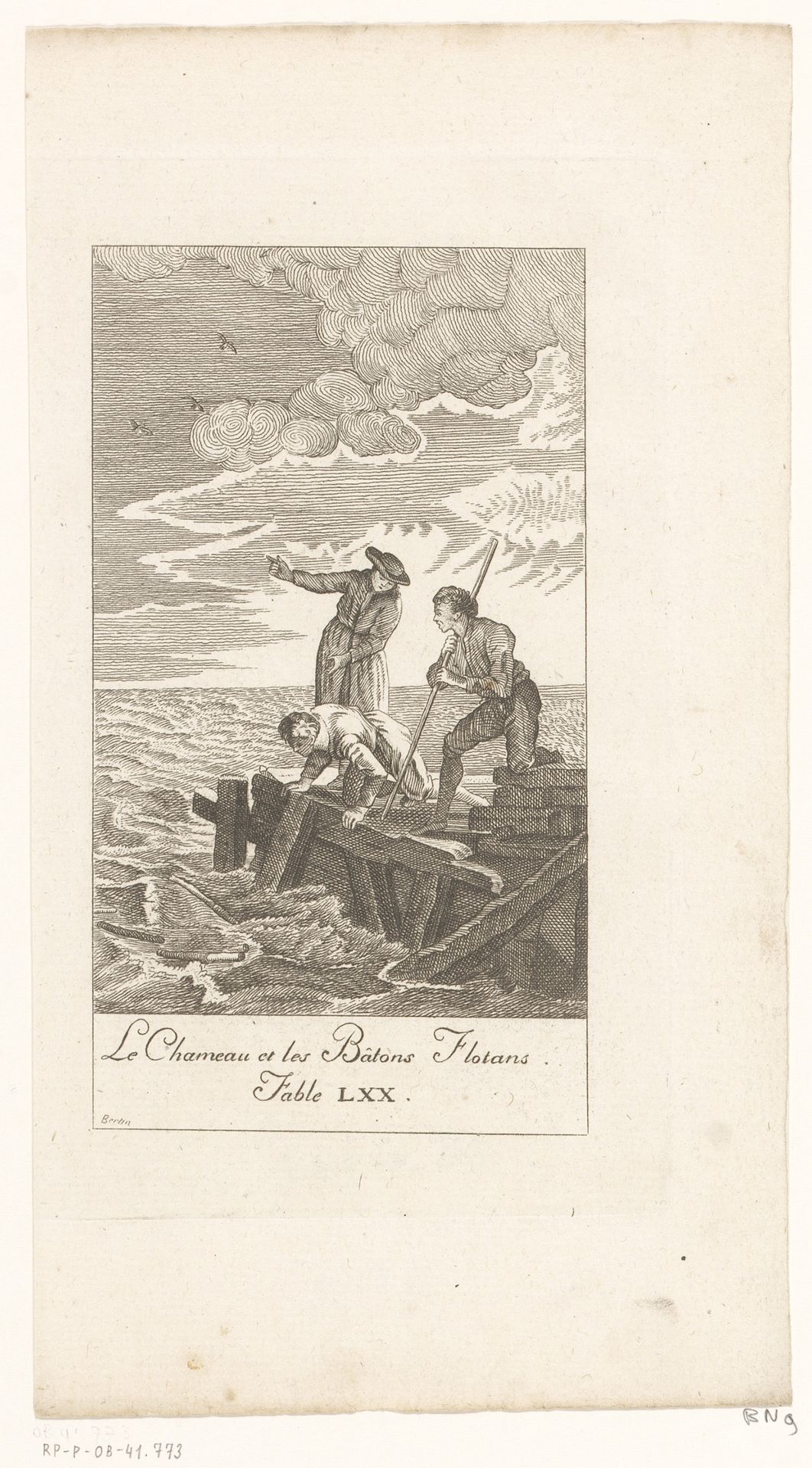 Fabel van de kameel en de drijvende stokken by Bertin