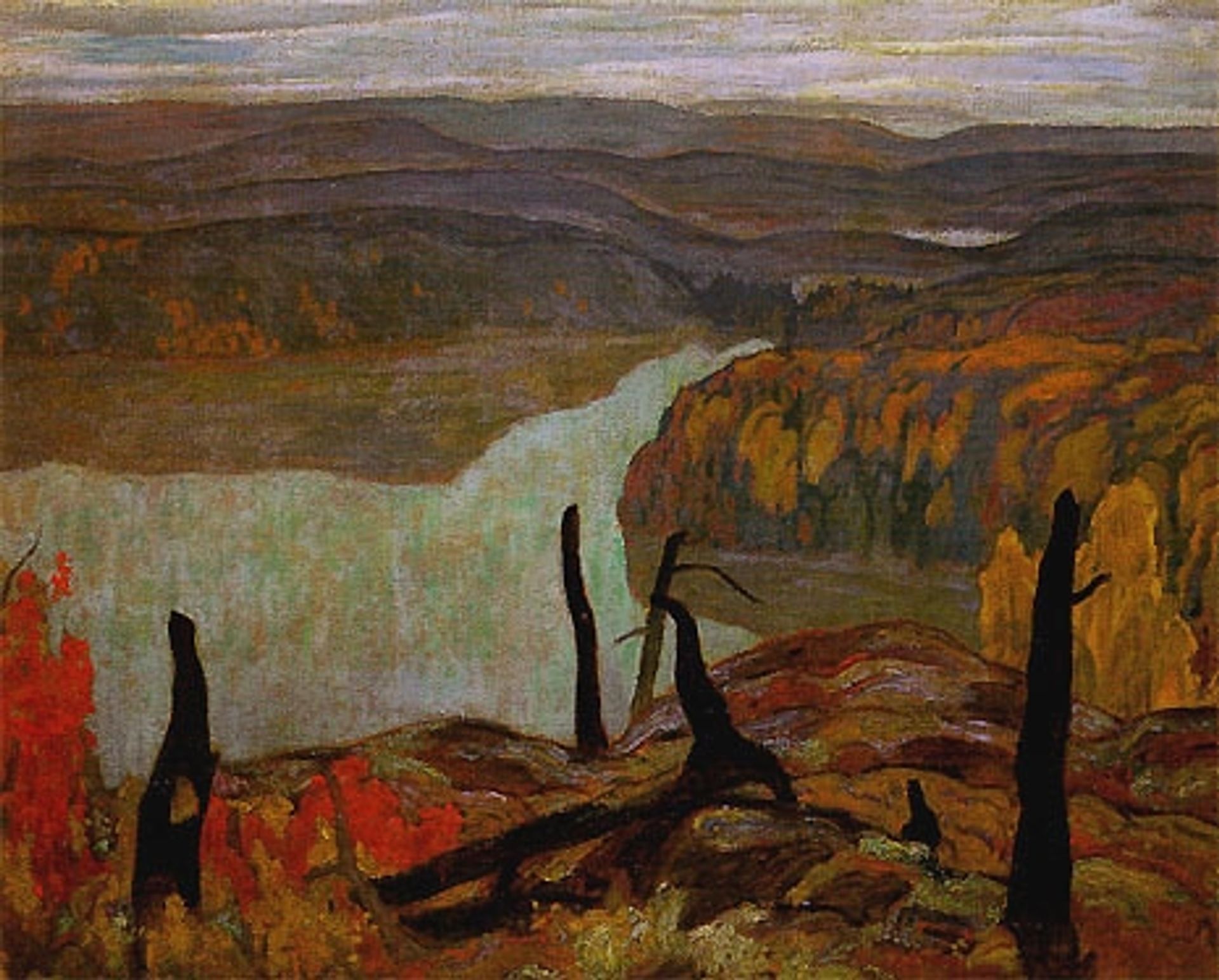 October Morning, Algoma (Wartz Lake) by A.Y. Jackson