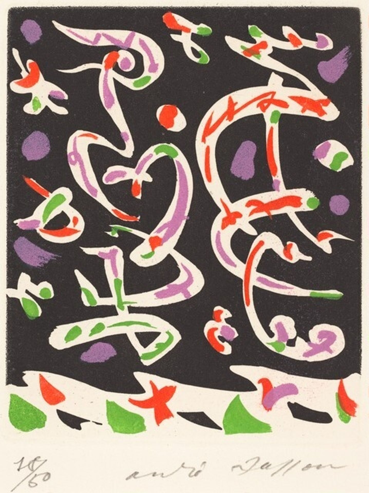Illustration for 'Mines de rien' by Robert Desnos by Andre Masson