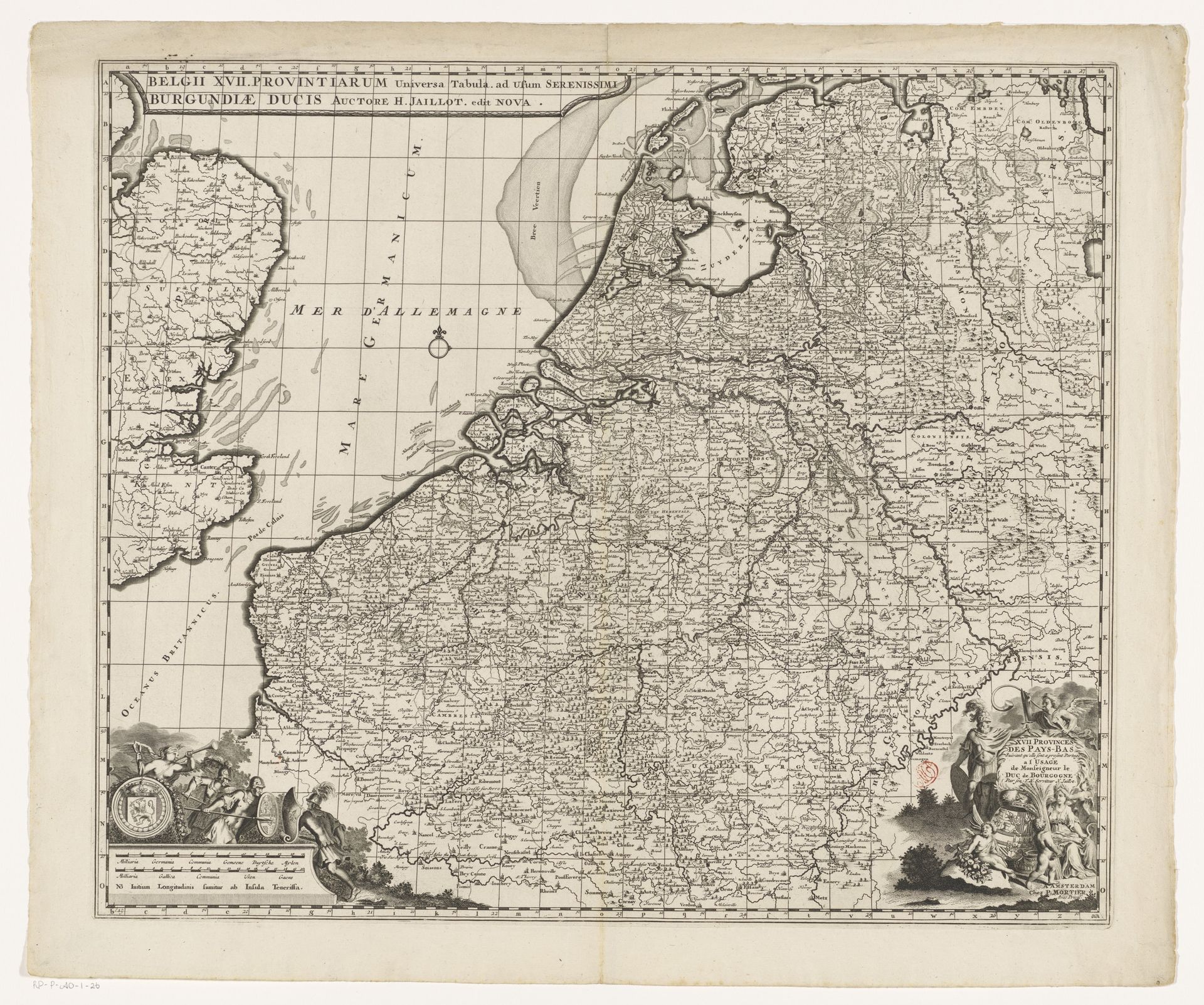 Kaart van de Zeventien Provinciën by Anonymous