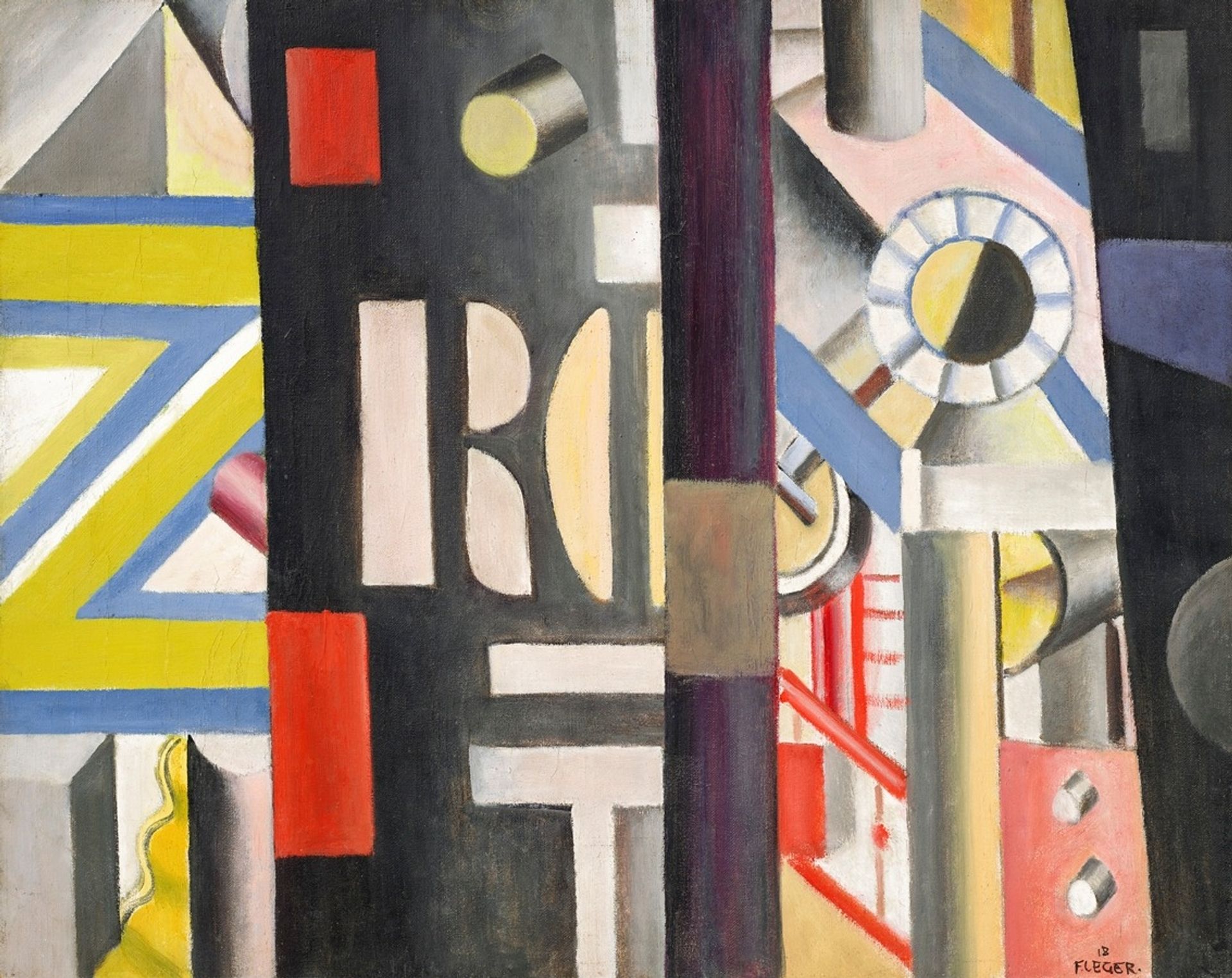 La Gare by Fernand Léger