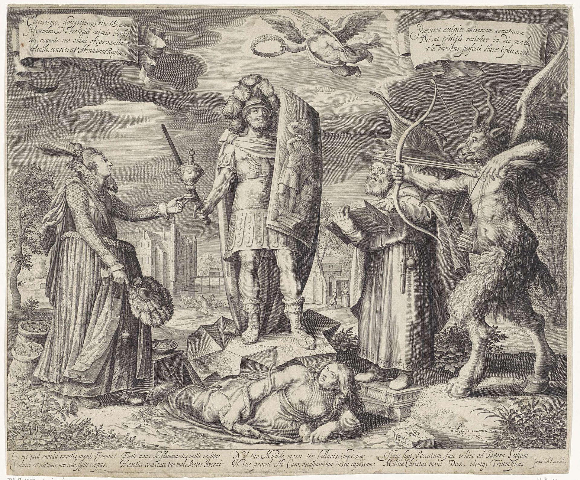 Christelijke ridder by Pieter Serwouters