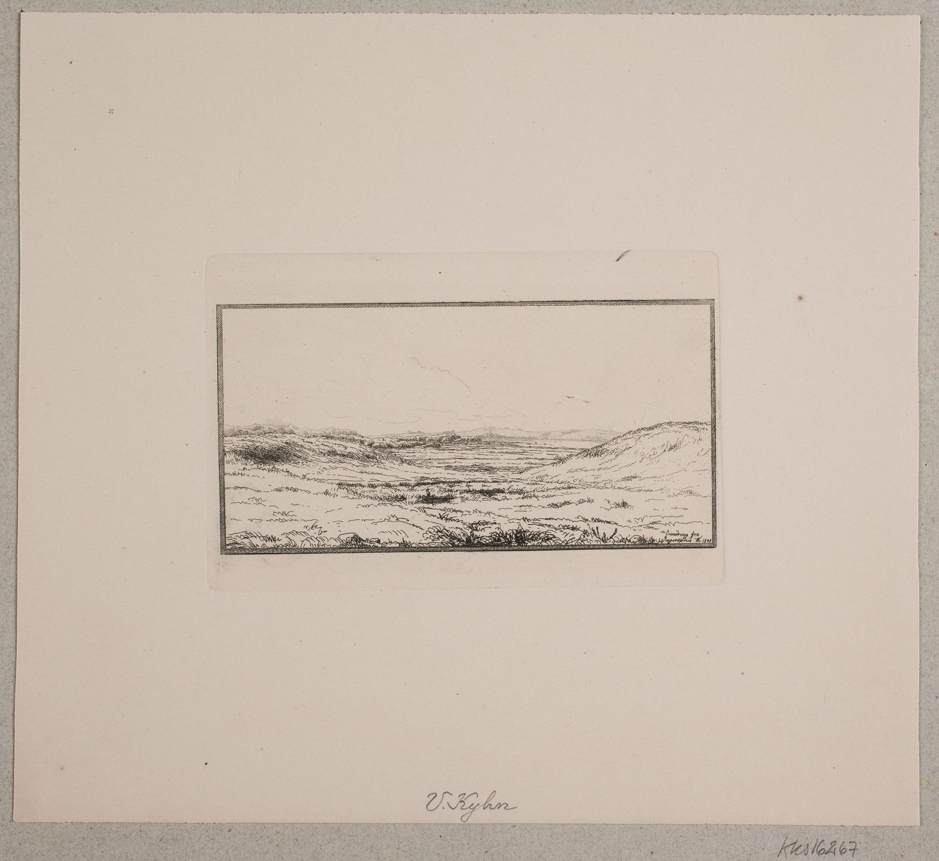 Erindring fra Jægerspris, med en mose by Vilhelm Kyhn