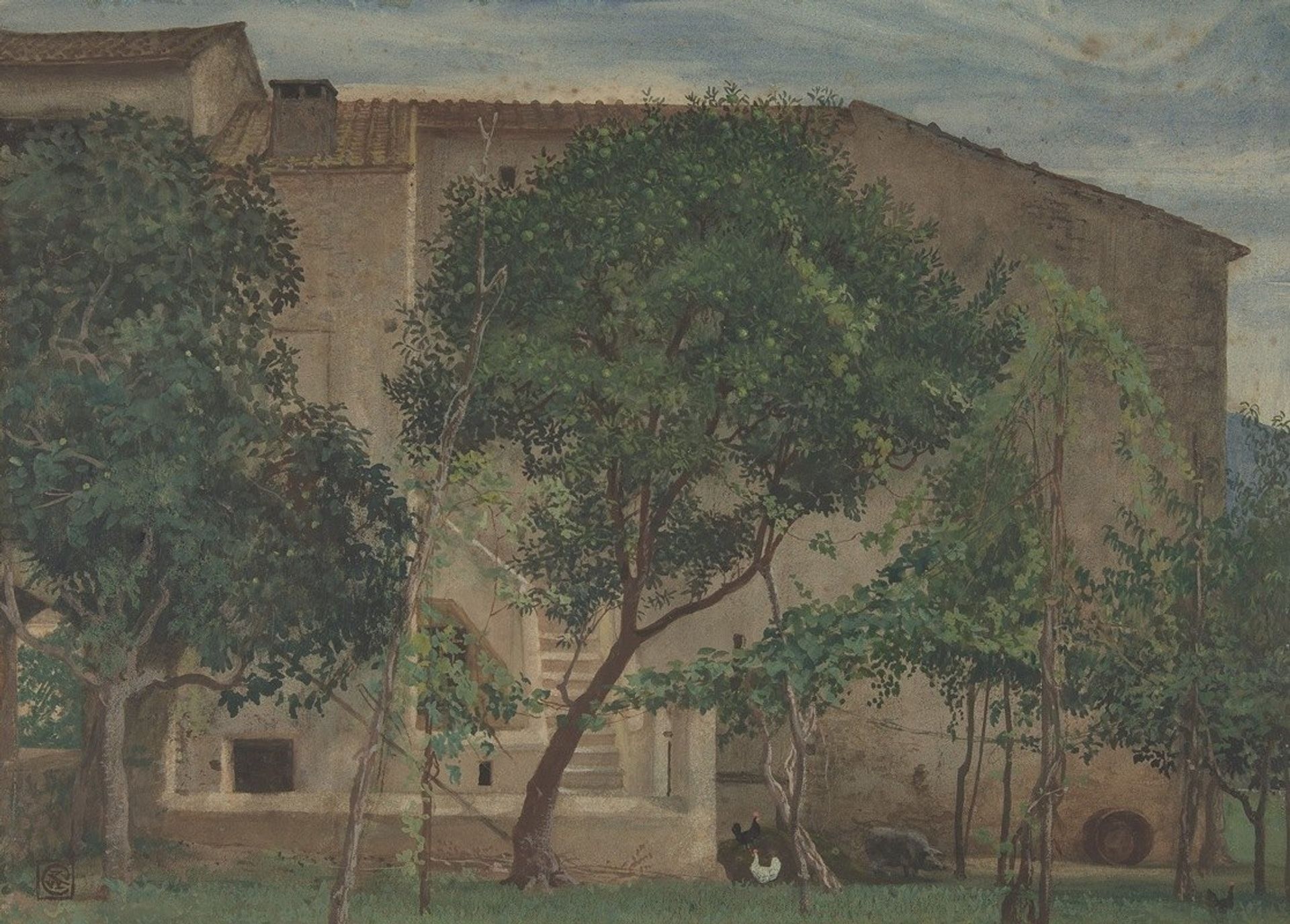 Italian Farmhouse by Walter Crane