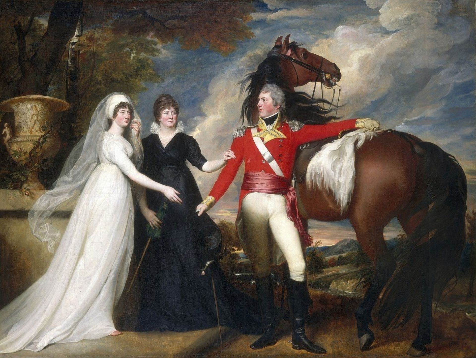 Colonel William Fitch and His Sisters Sarah and Ann Fitch by John Singleton Copley
