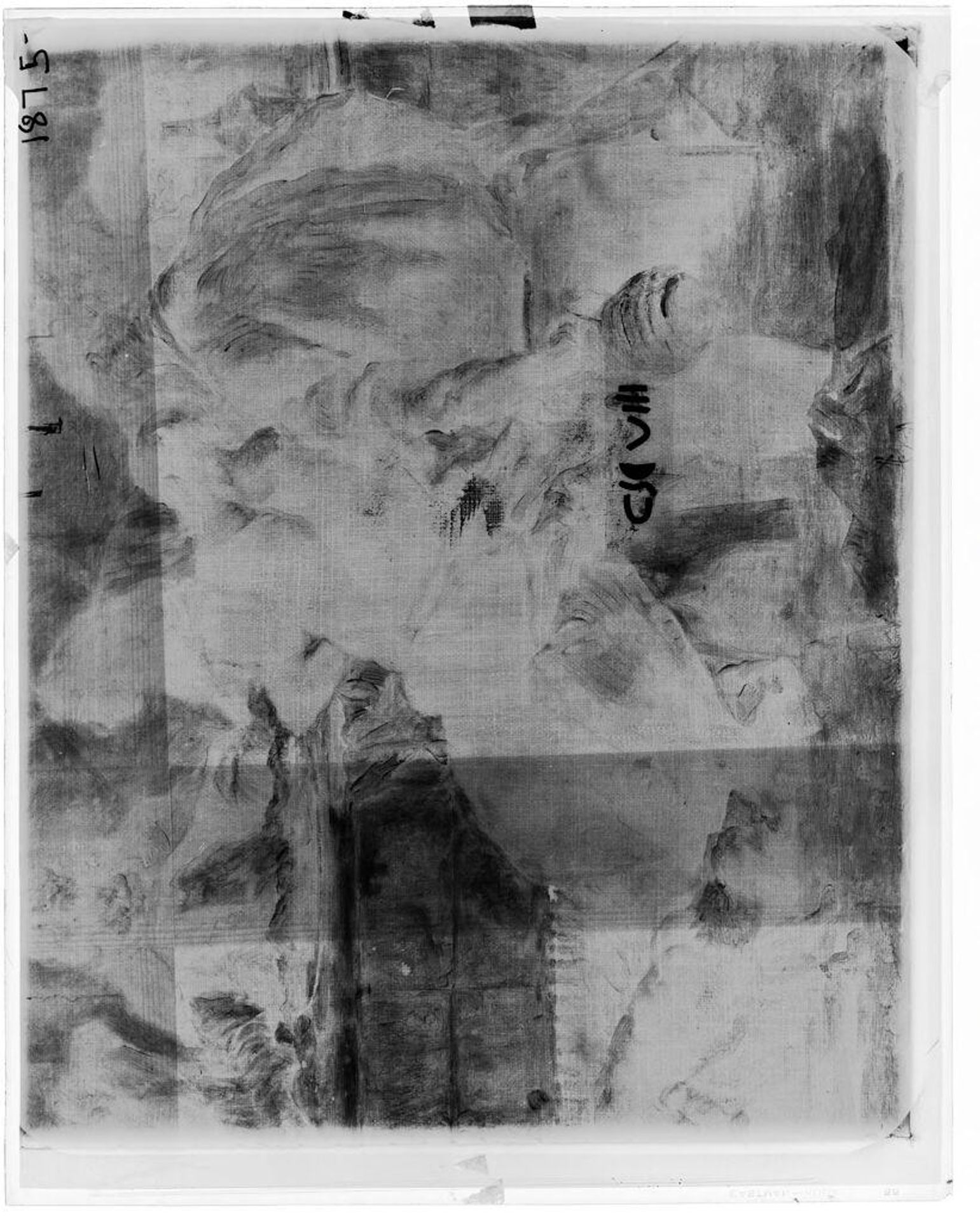 X-radiograph(s) of "Christ at Emmaus" by Artist of original: Giovanni Battista Tiepolo