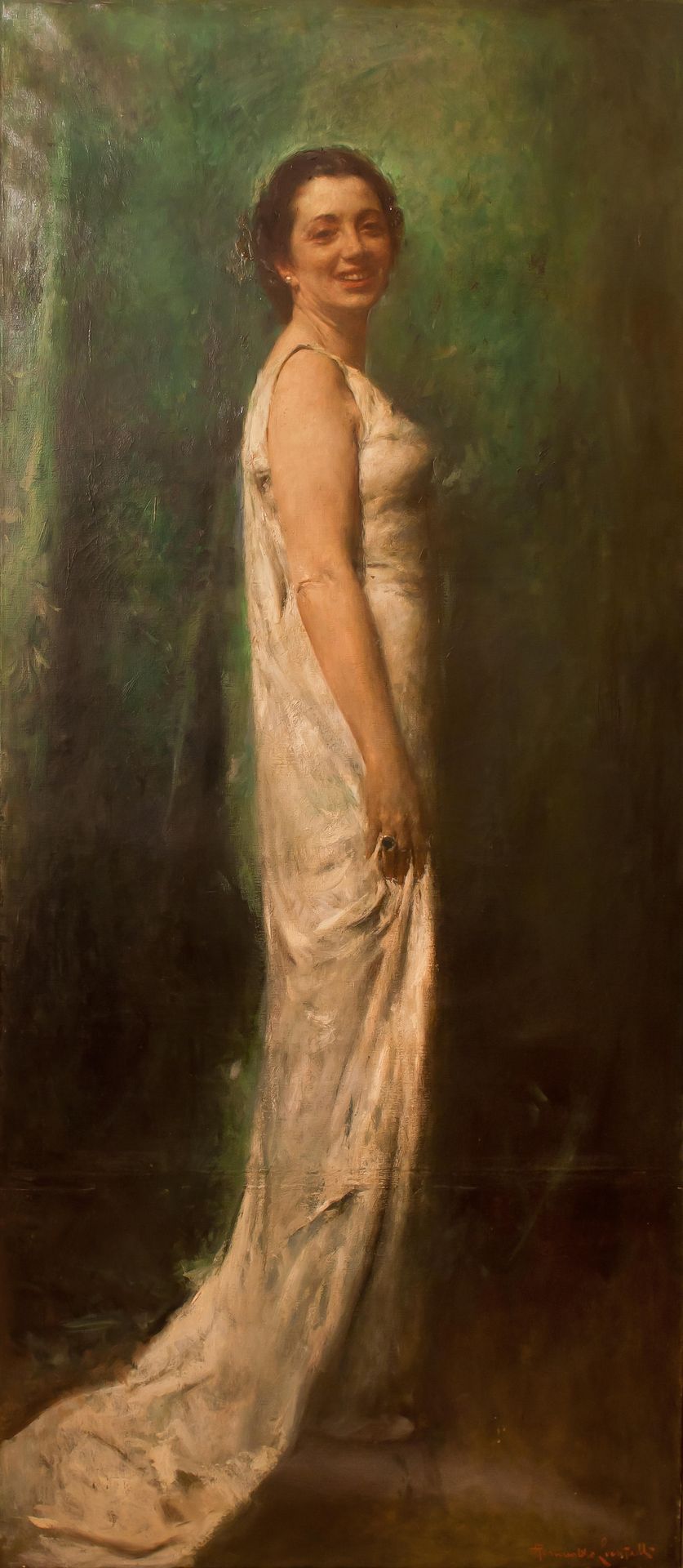 Portrait of Ida Banfi by Romualdo Locatelli