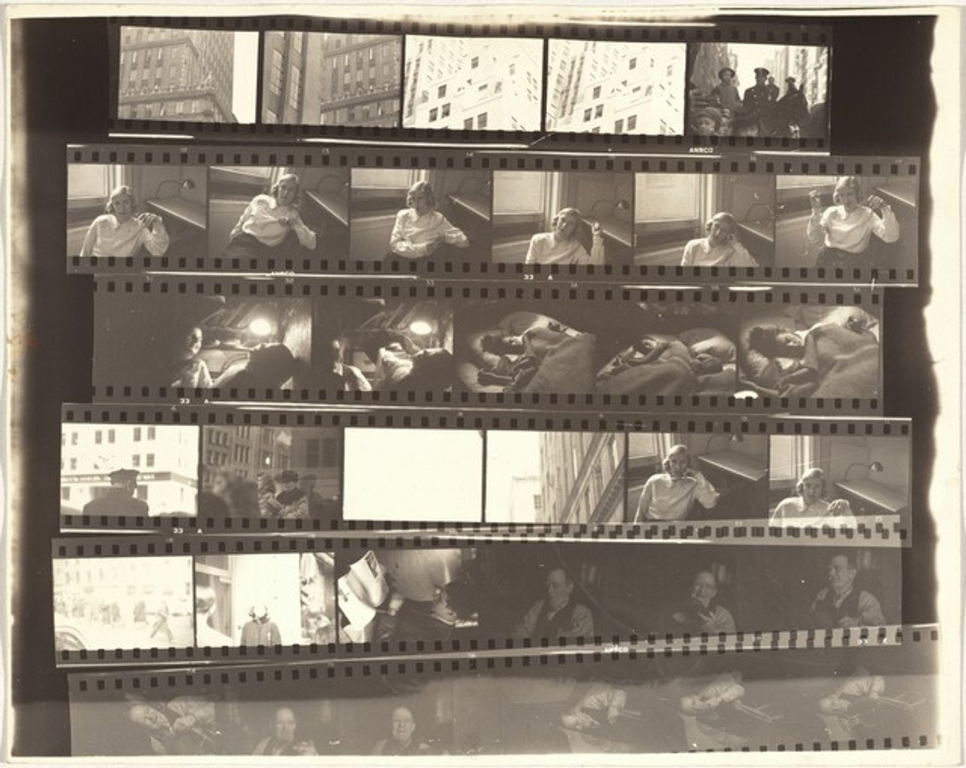 Early New York City no number by Robert Frank