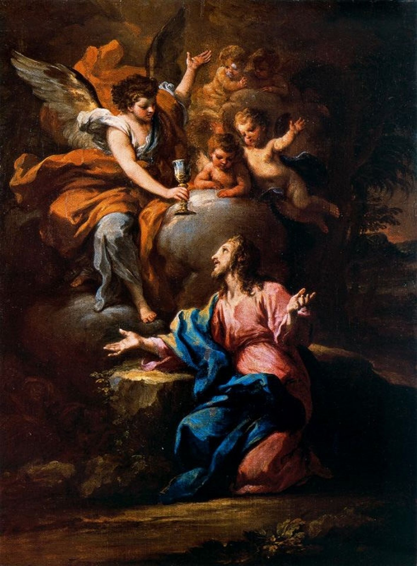Cristo En El Jardín De Getsemaní by Sebastiano Conca