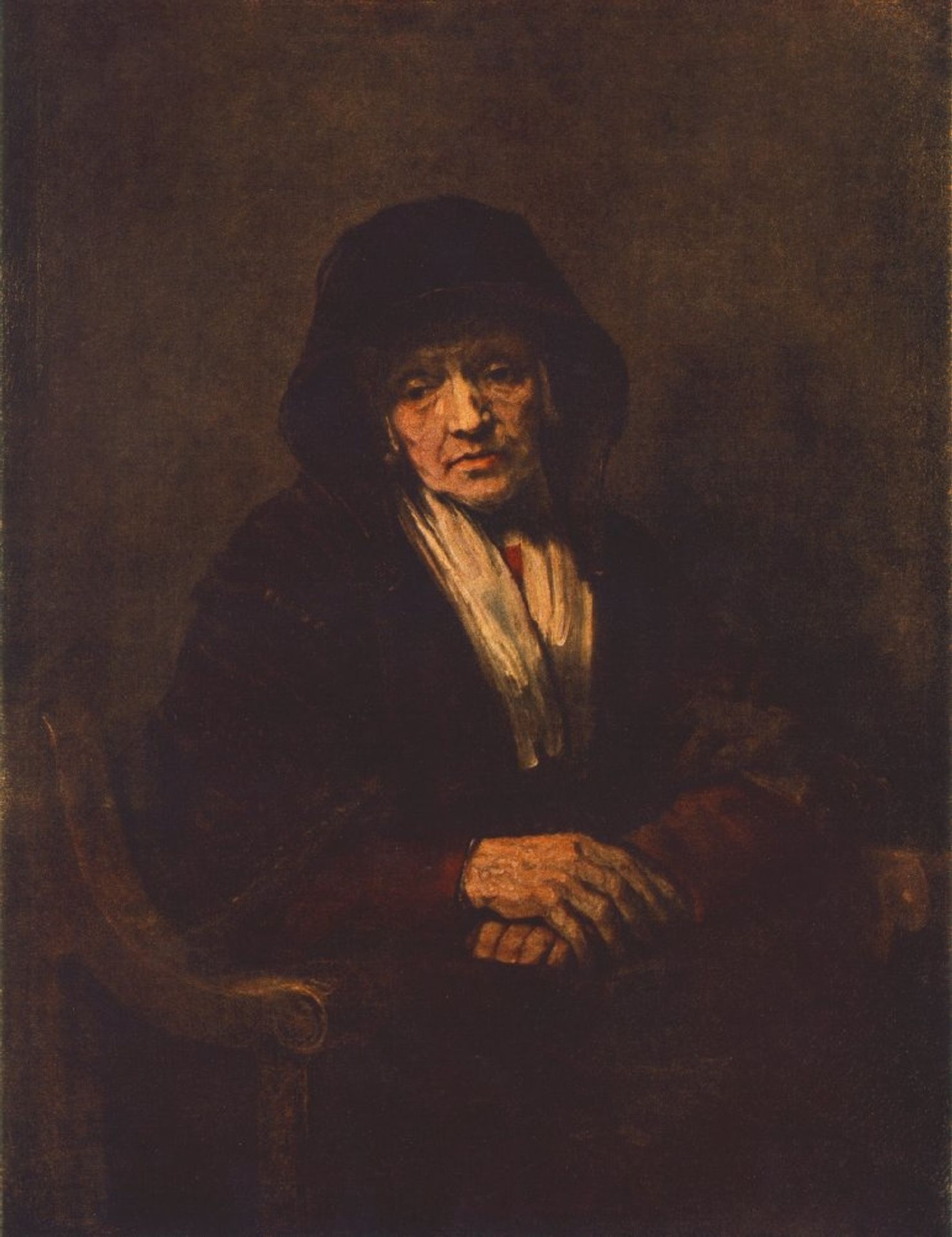 Portrait of an old Woman by Rembrandt van Rijn