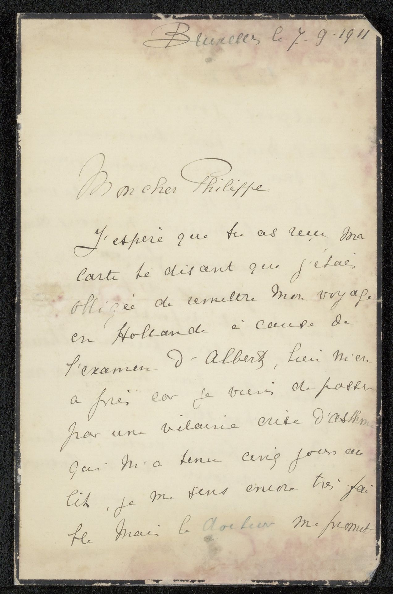 Brief aan Philip Zilcken by Hélène van Goethem