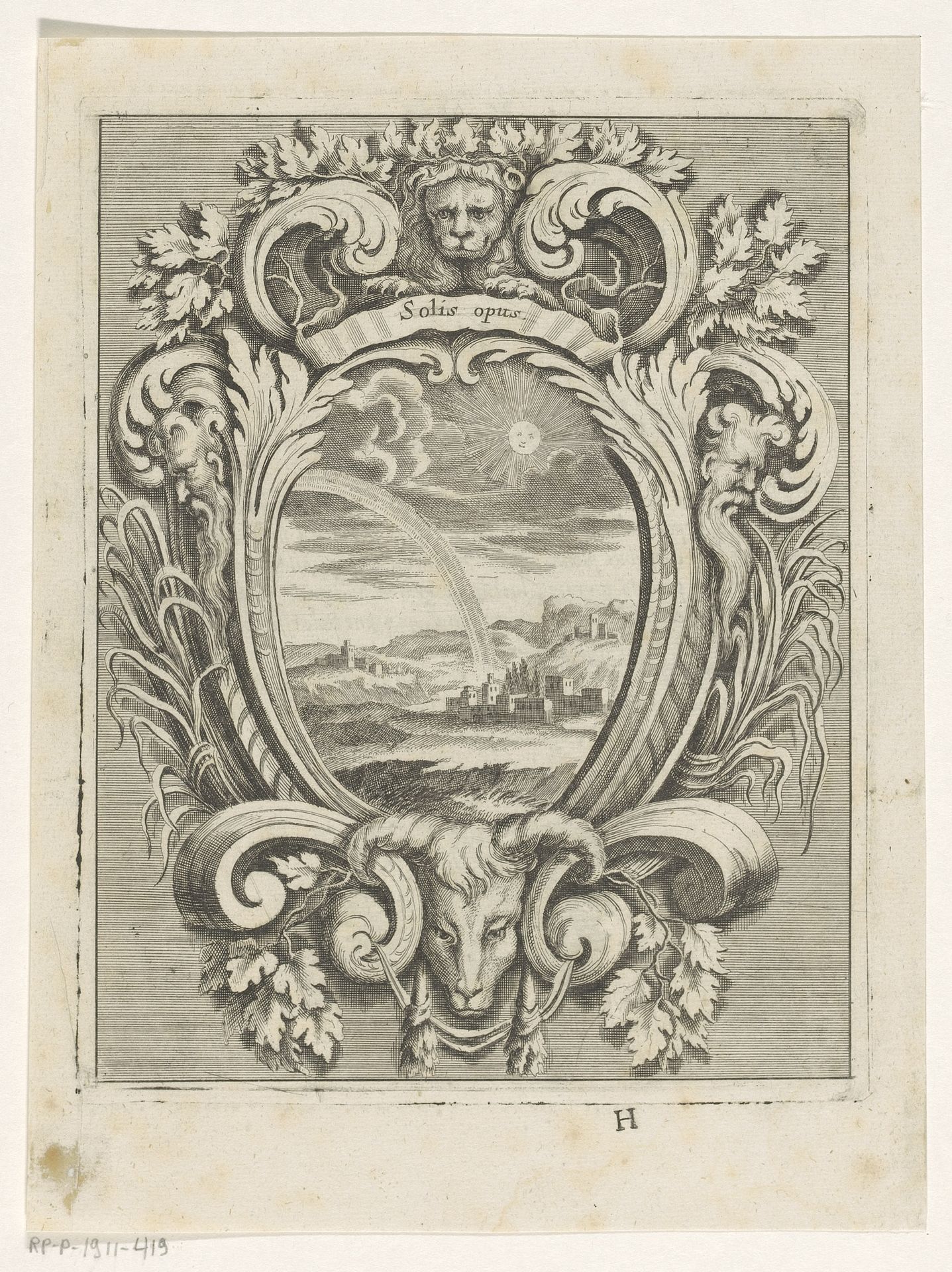 Zonneschijn en regenboog by Gabriel Ehinger