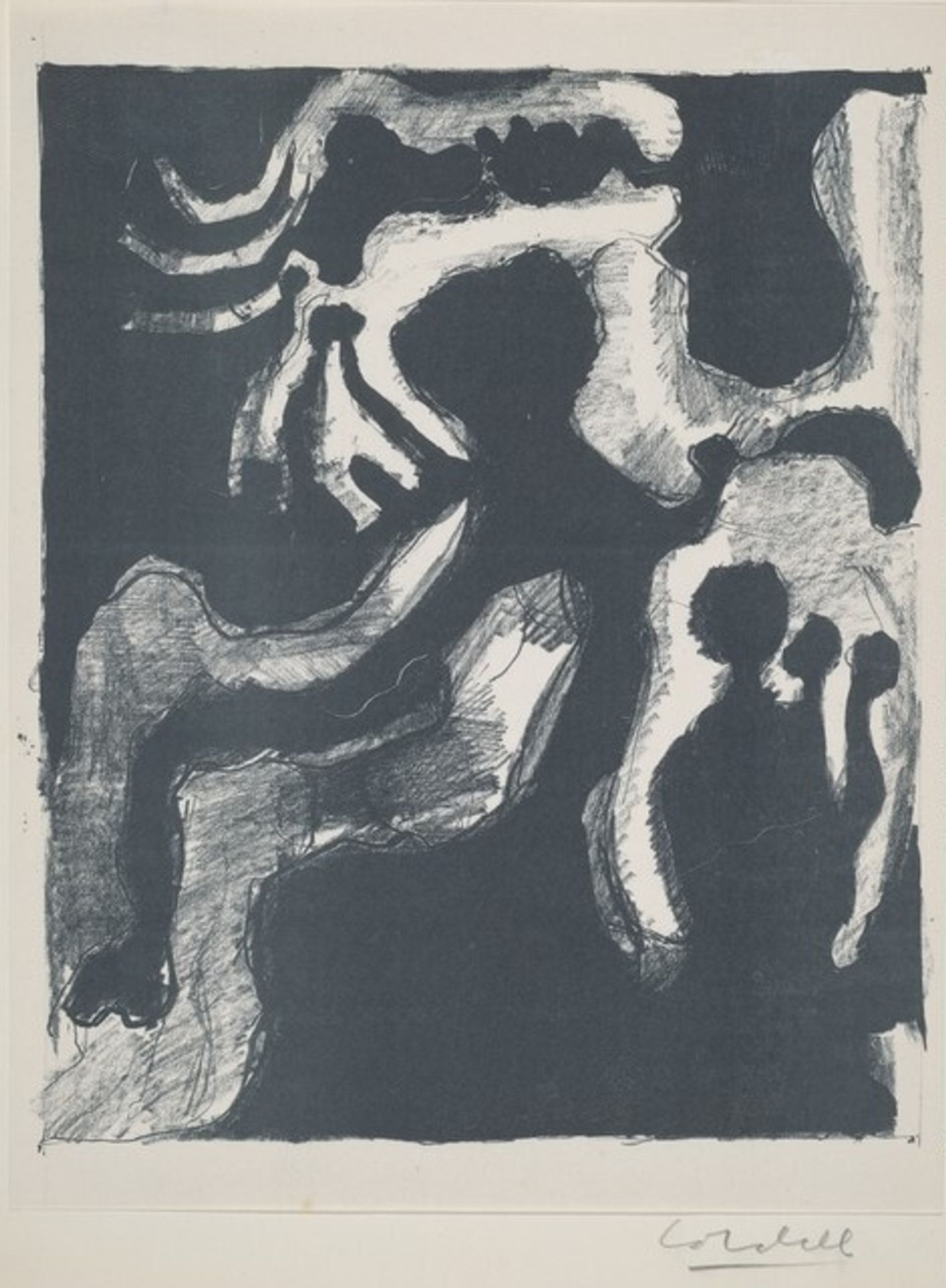 Untitled (Abstraction) by Frank Lobdell