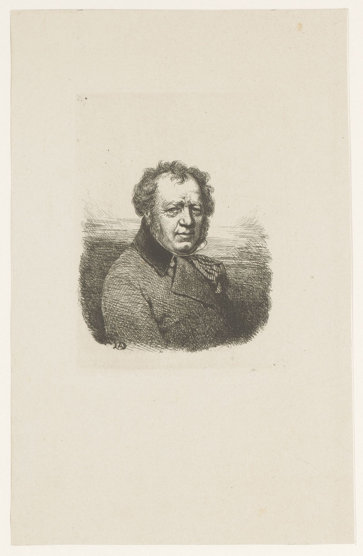 Portret van Pierre Joseph Versturme-Roegiers by Adolphe Alexandre Dillens