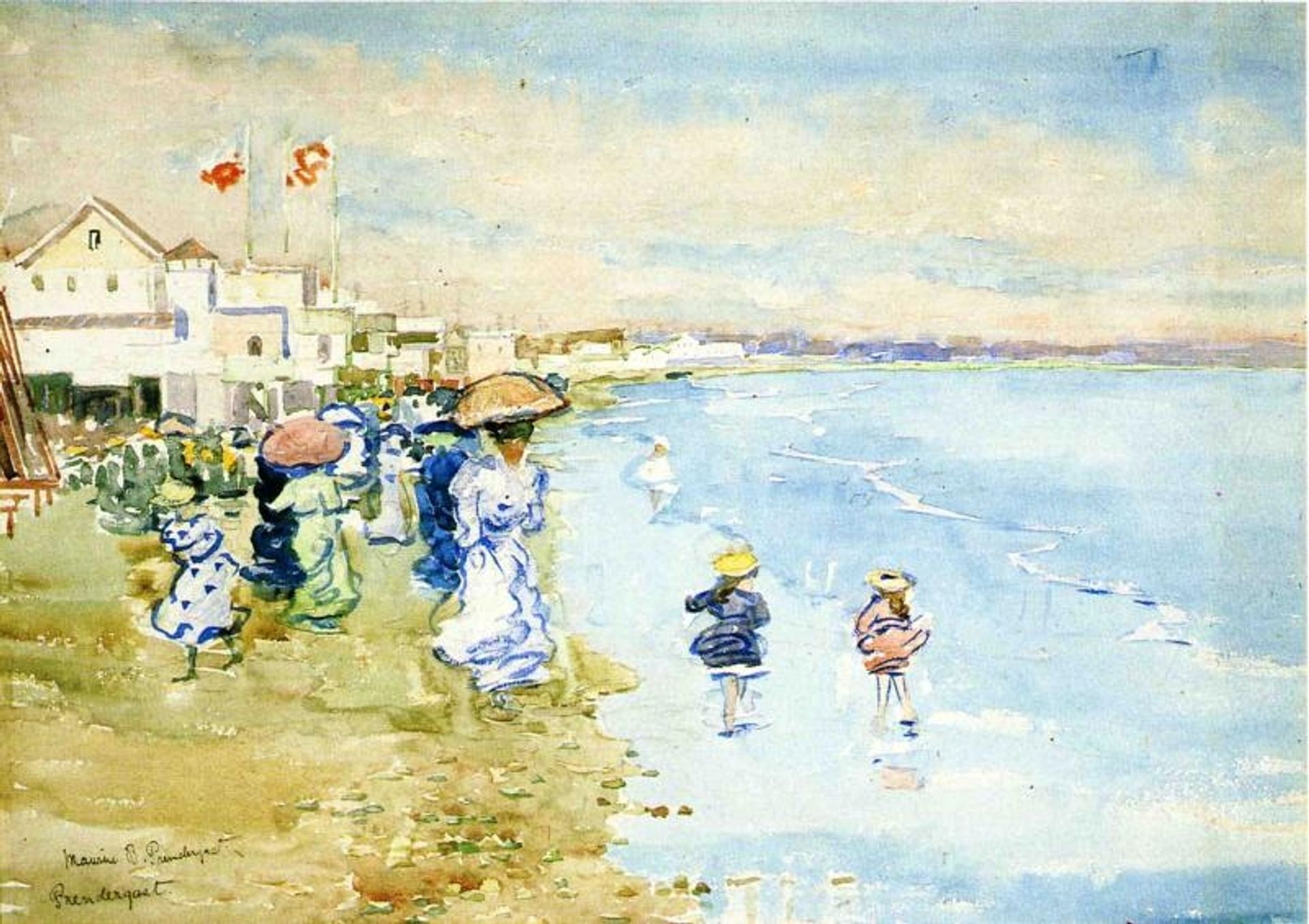 Revere Beach, Boston by Maurice Prendergast