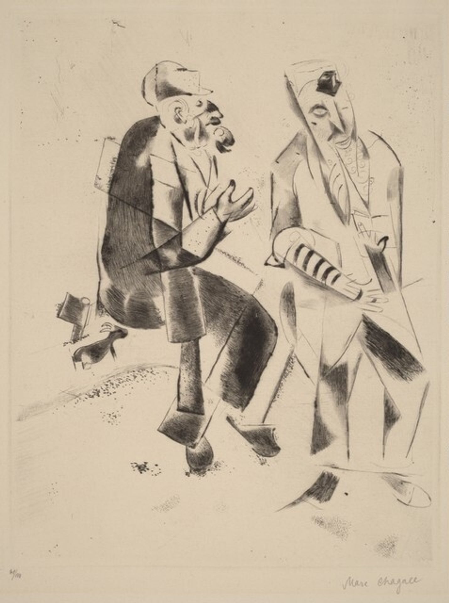 The Grandfathers by Marc Chagall