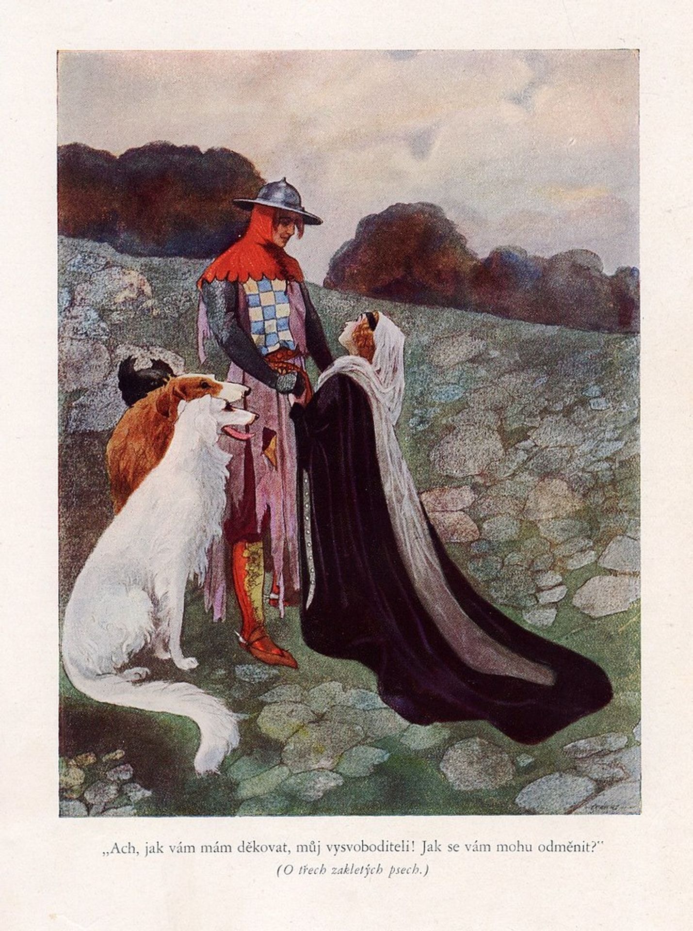 Illustration for Božena Němcová's Fairy Tales by Artuš Scheiner